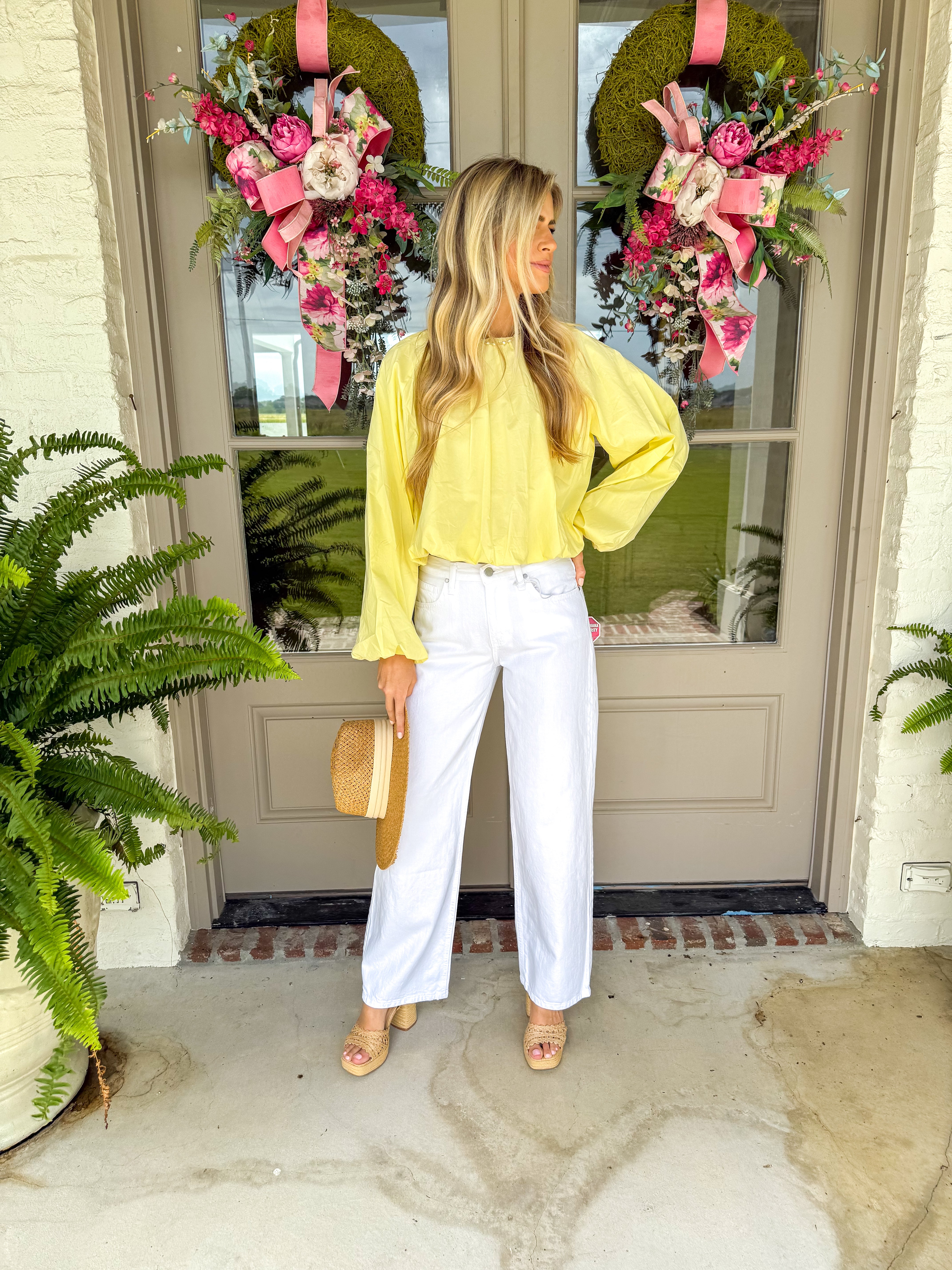 Sunshine State Gathered Blouse