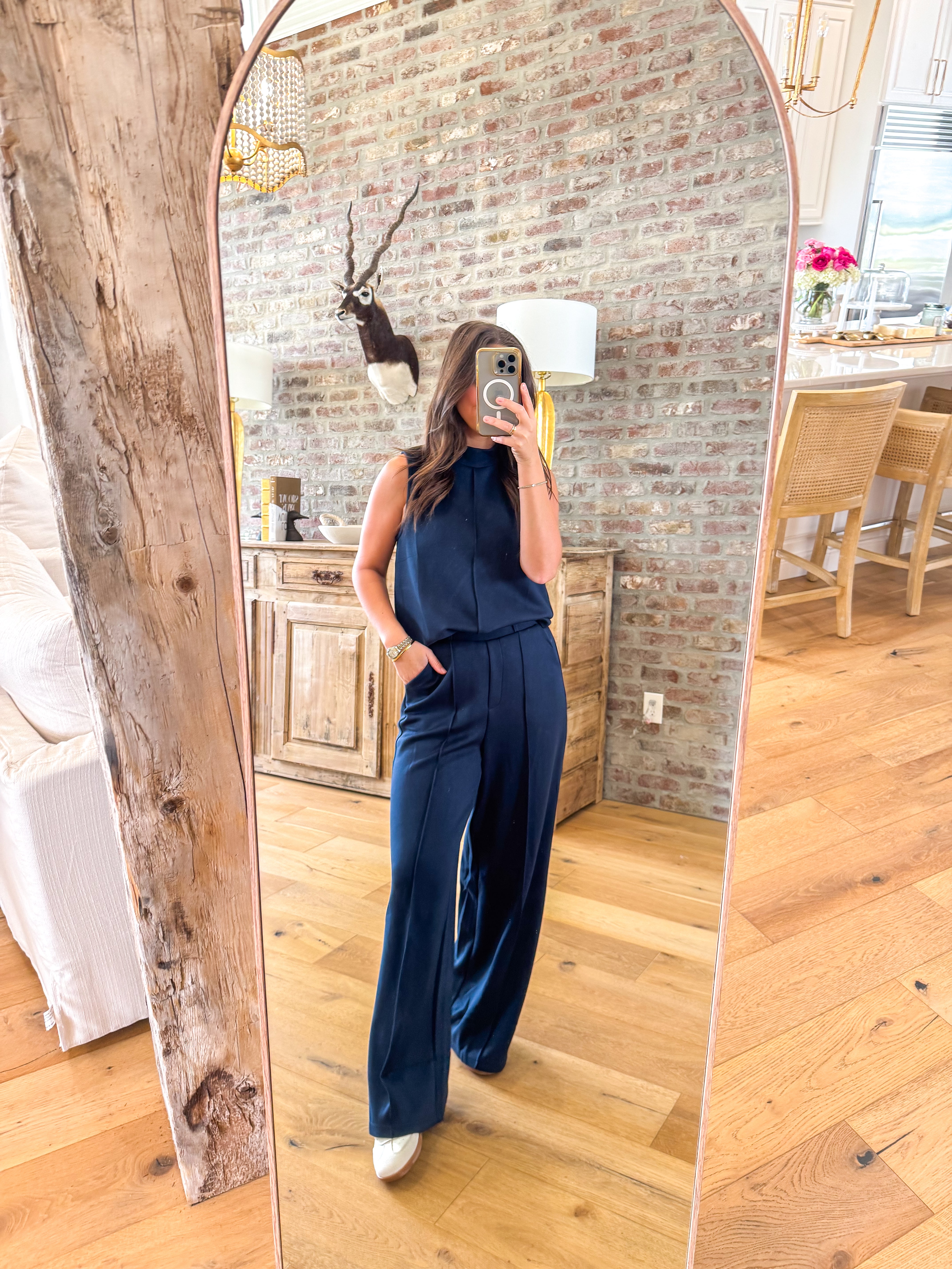 Navy Soft Modal Lounge Set