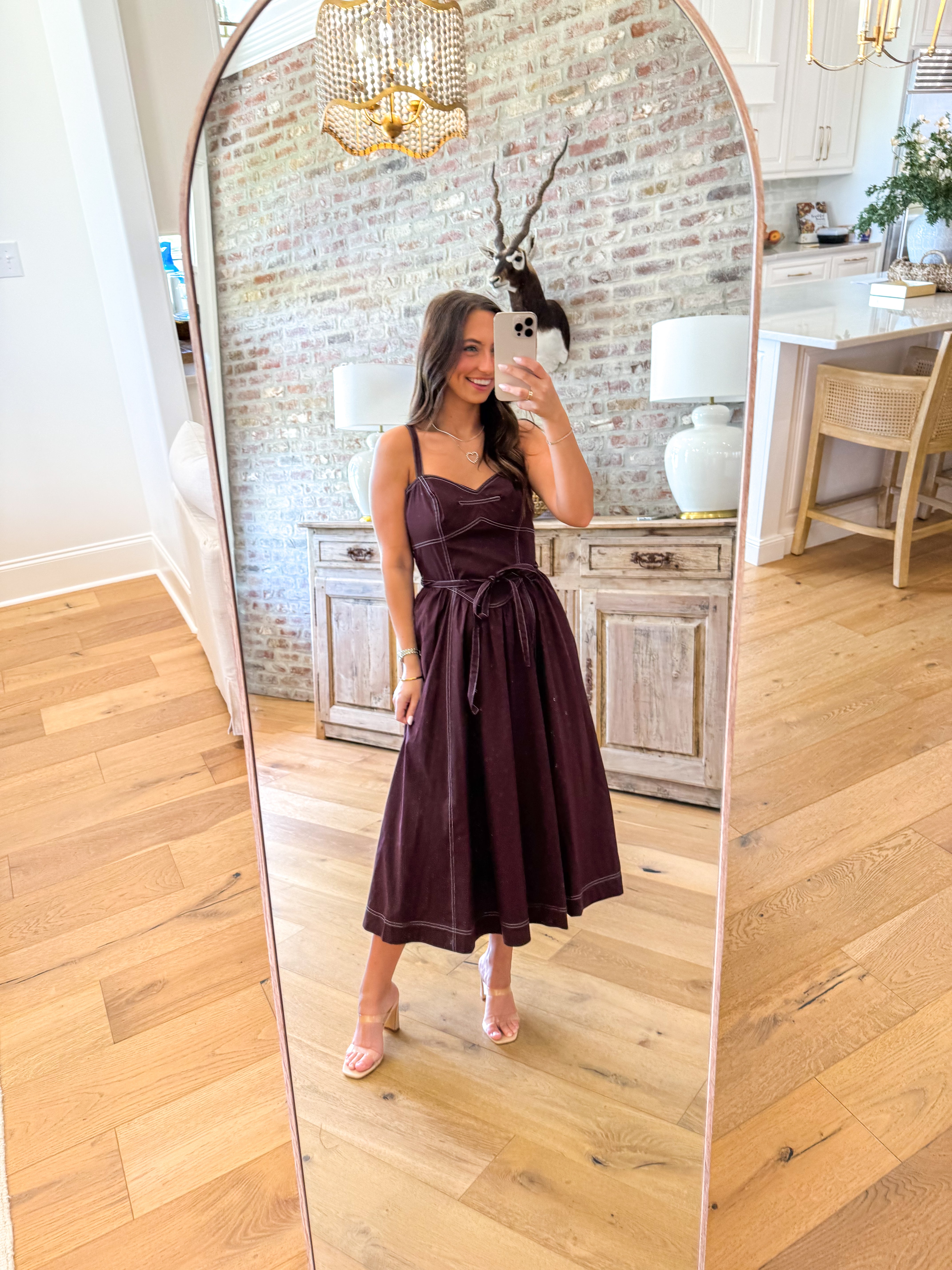 Chocolate Chip Midi Dress