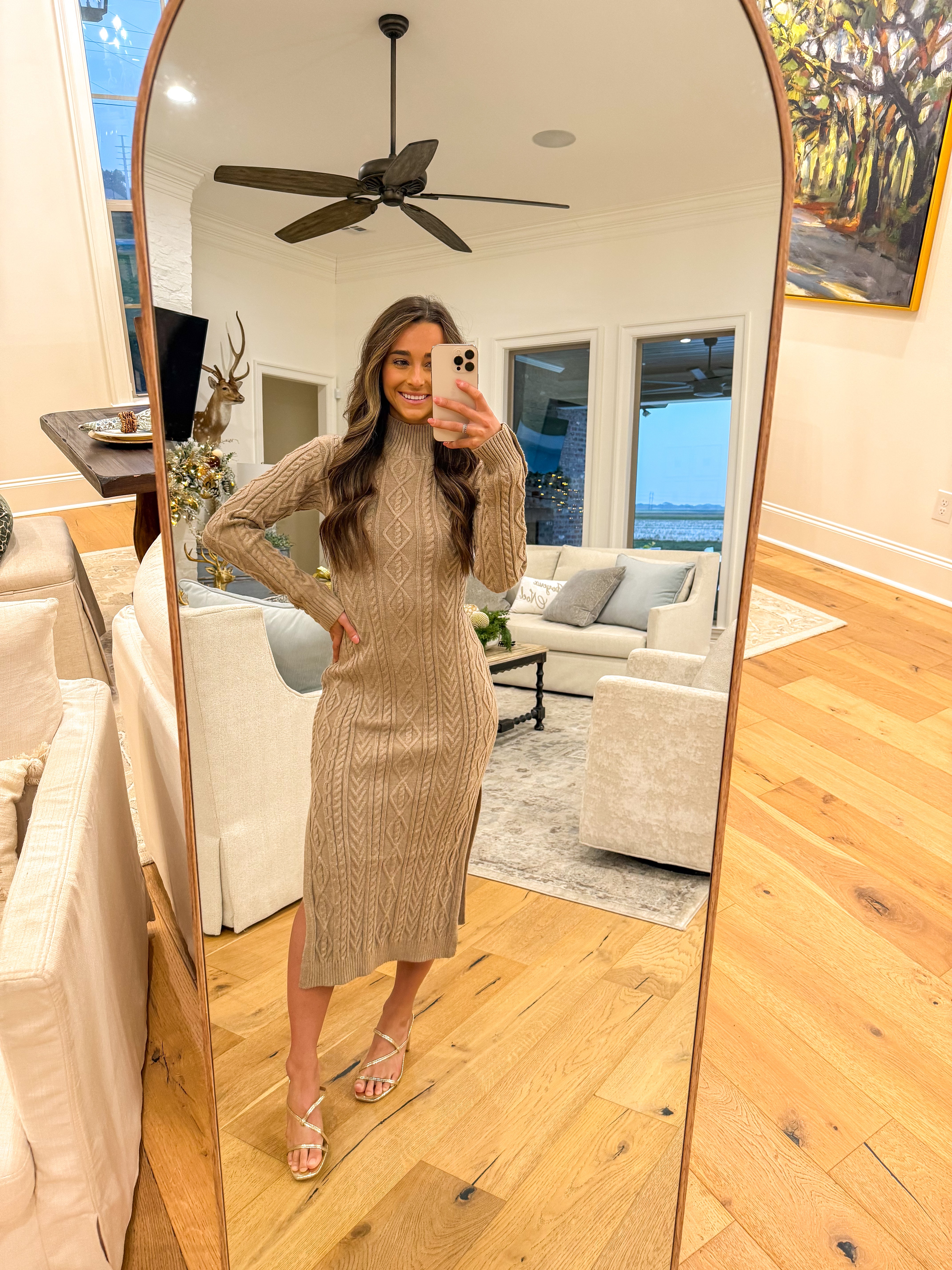 Scarlett Cable Knit Midi