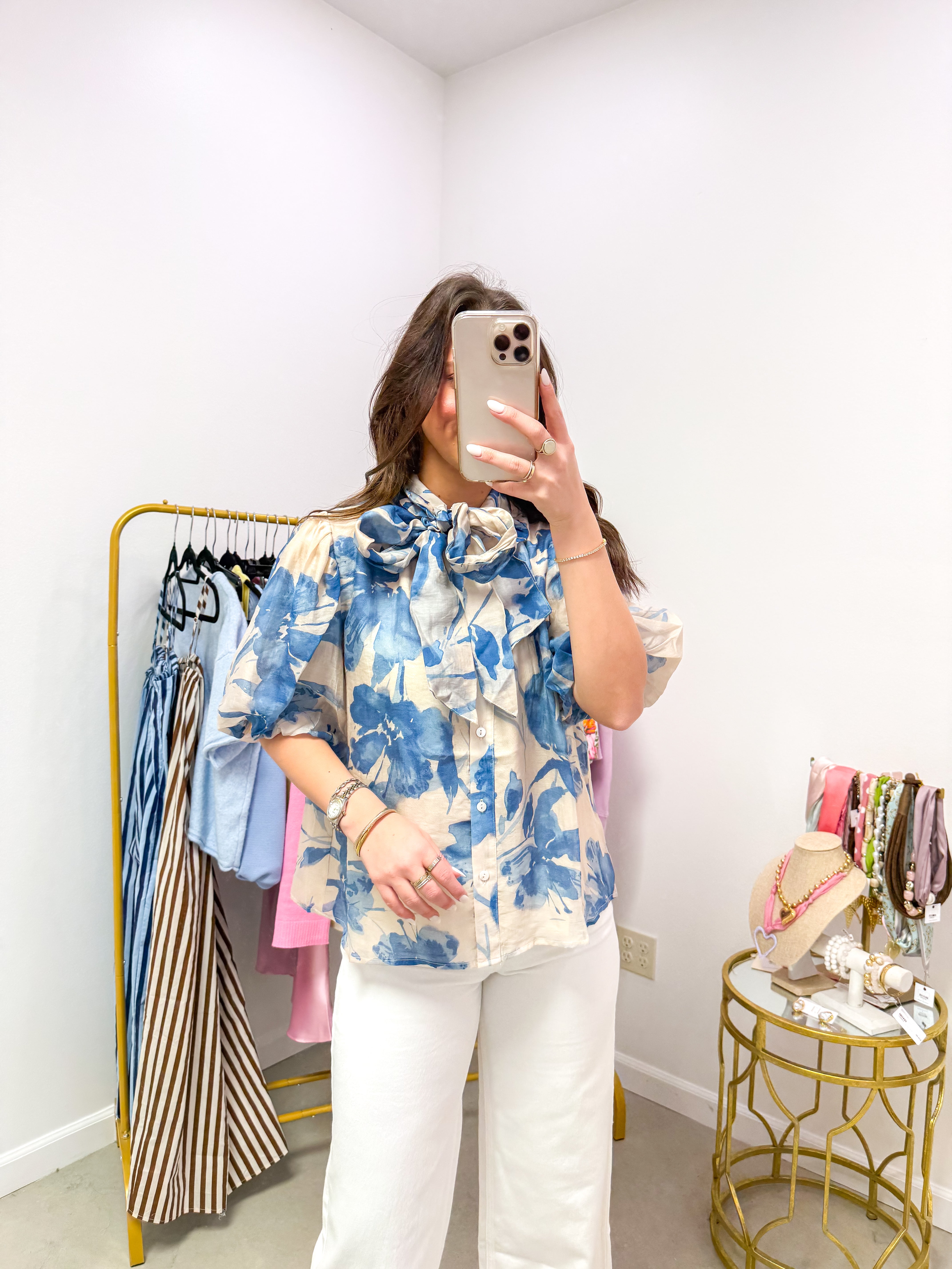 What Makes You Happy Floral Blouse
