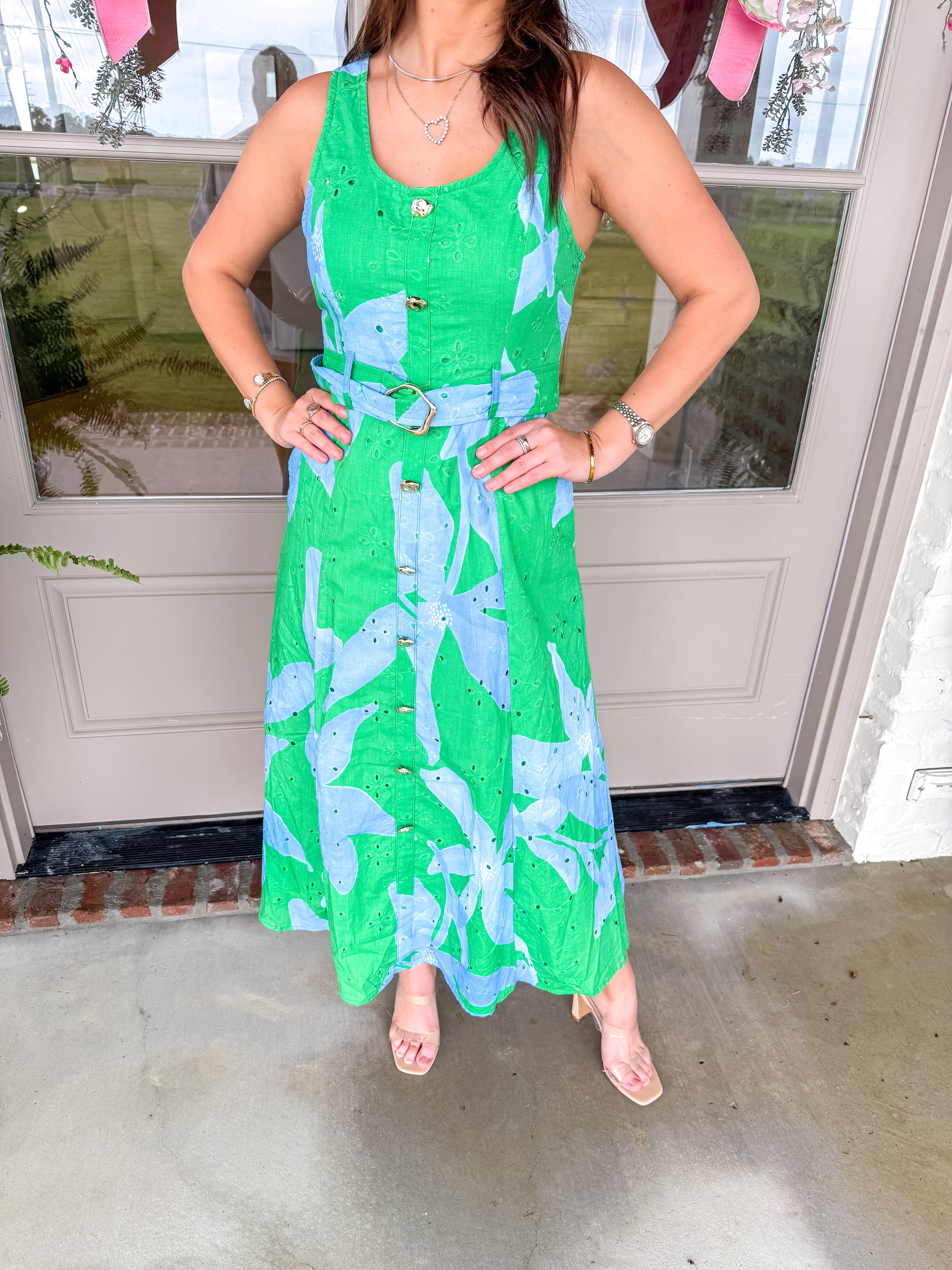 Seaside Eyelet Tank Maxi