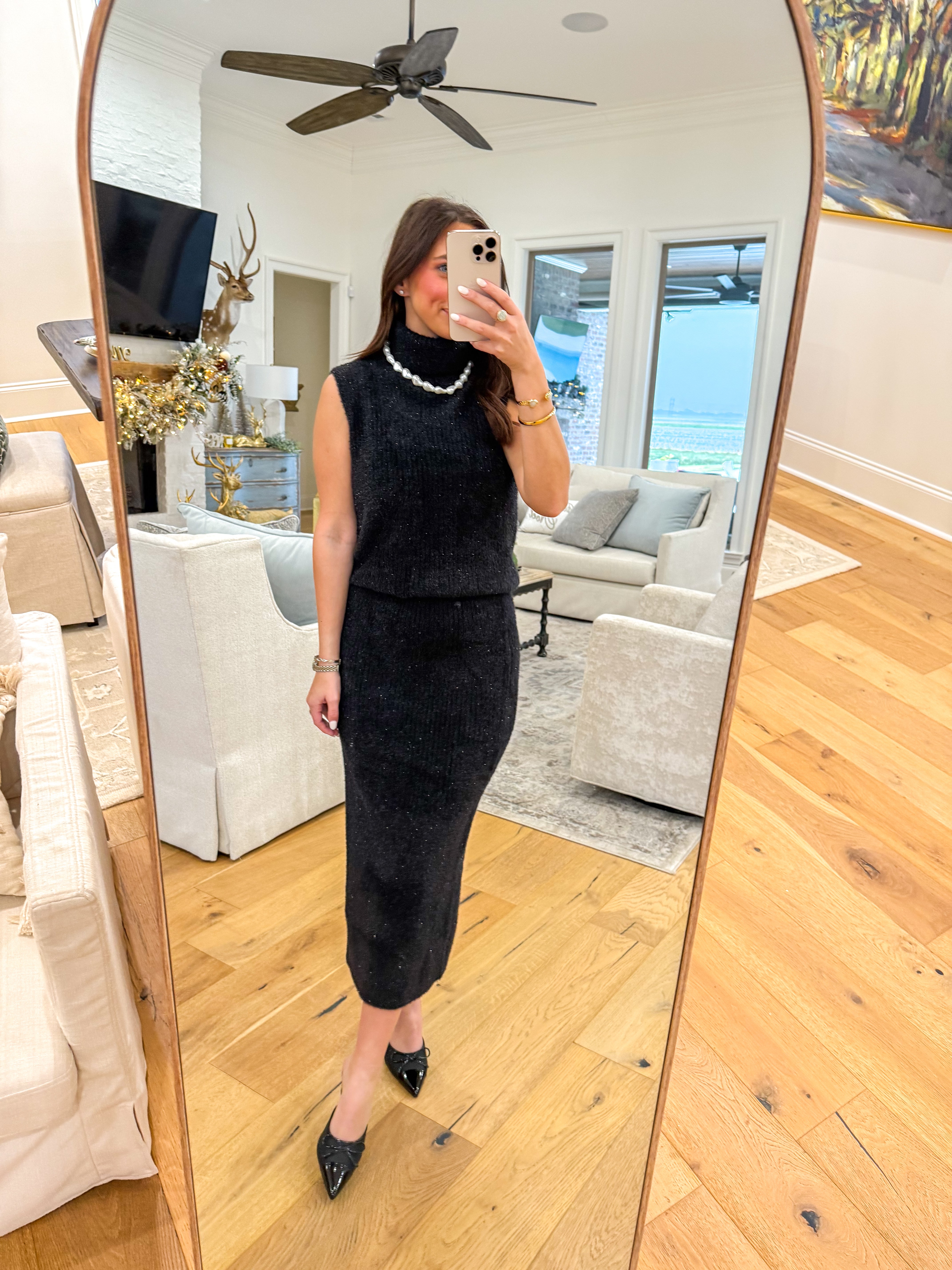 Indie Fuzzy Sweater Set