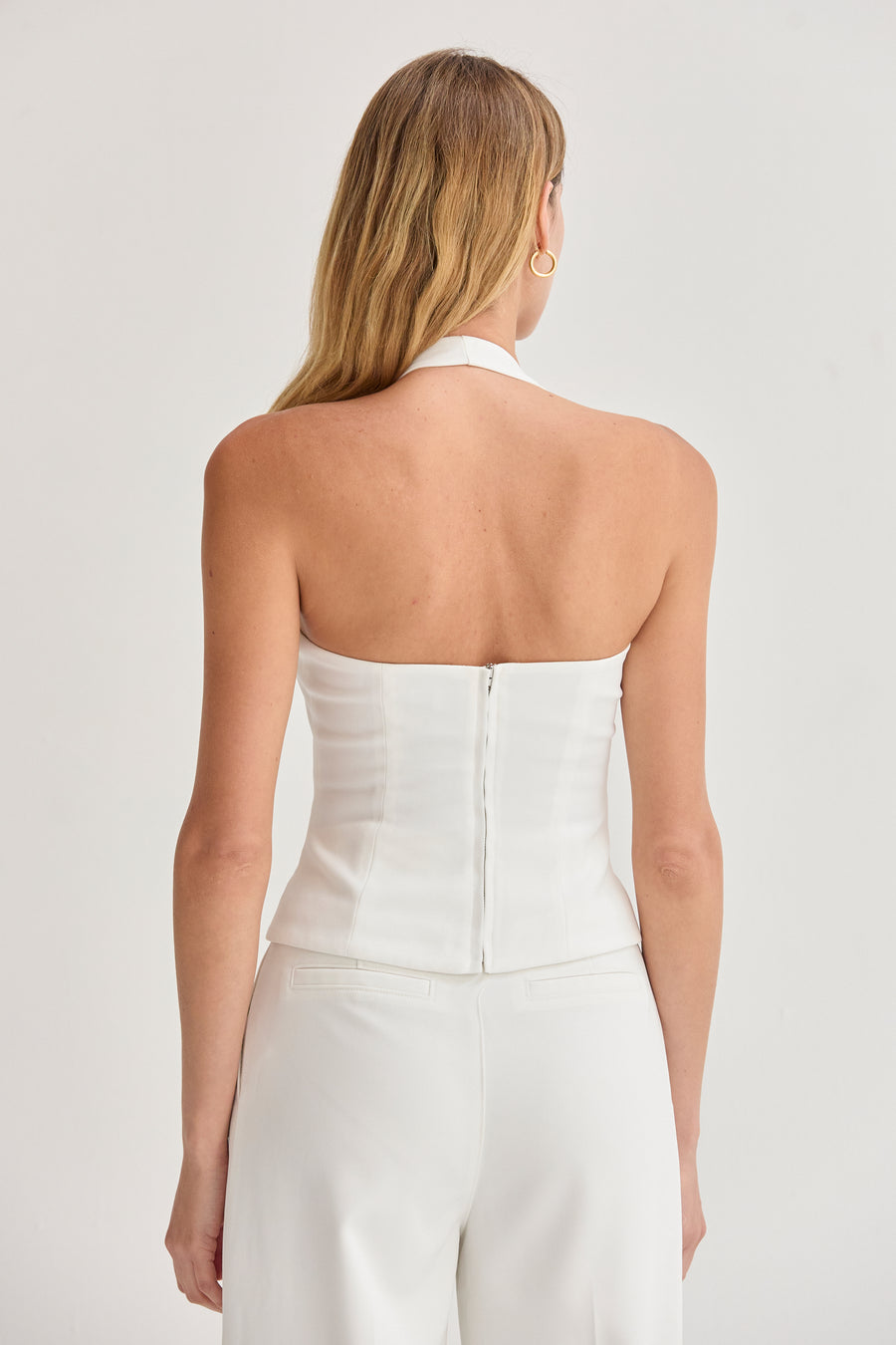 Sasha Tailored Halter Top