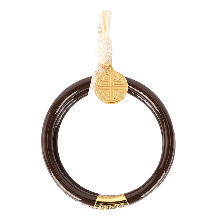 Choclate Brown Three Kings All Weather Bangles