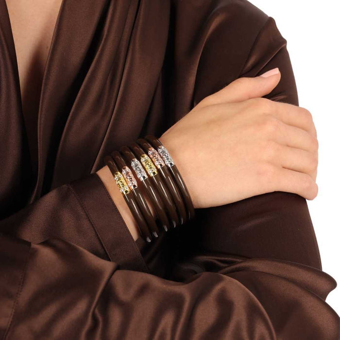 Choclate Brown Three Kings All Weather Bangles