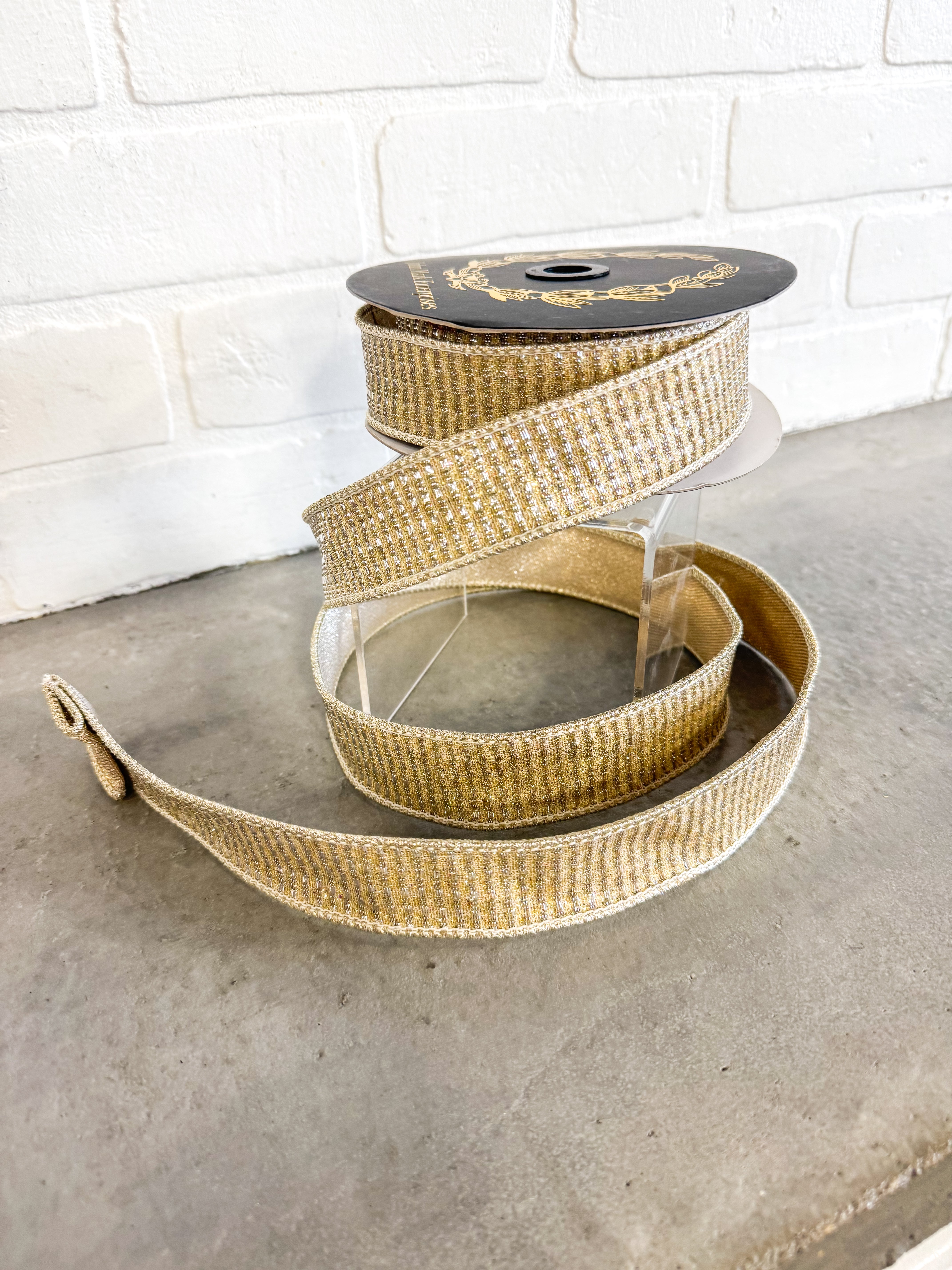 John Mark Ribbon Metallic Square Trim Dupion