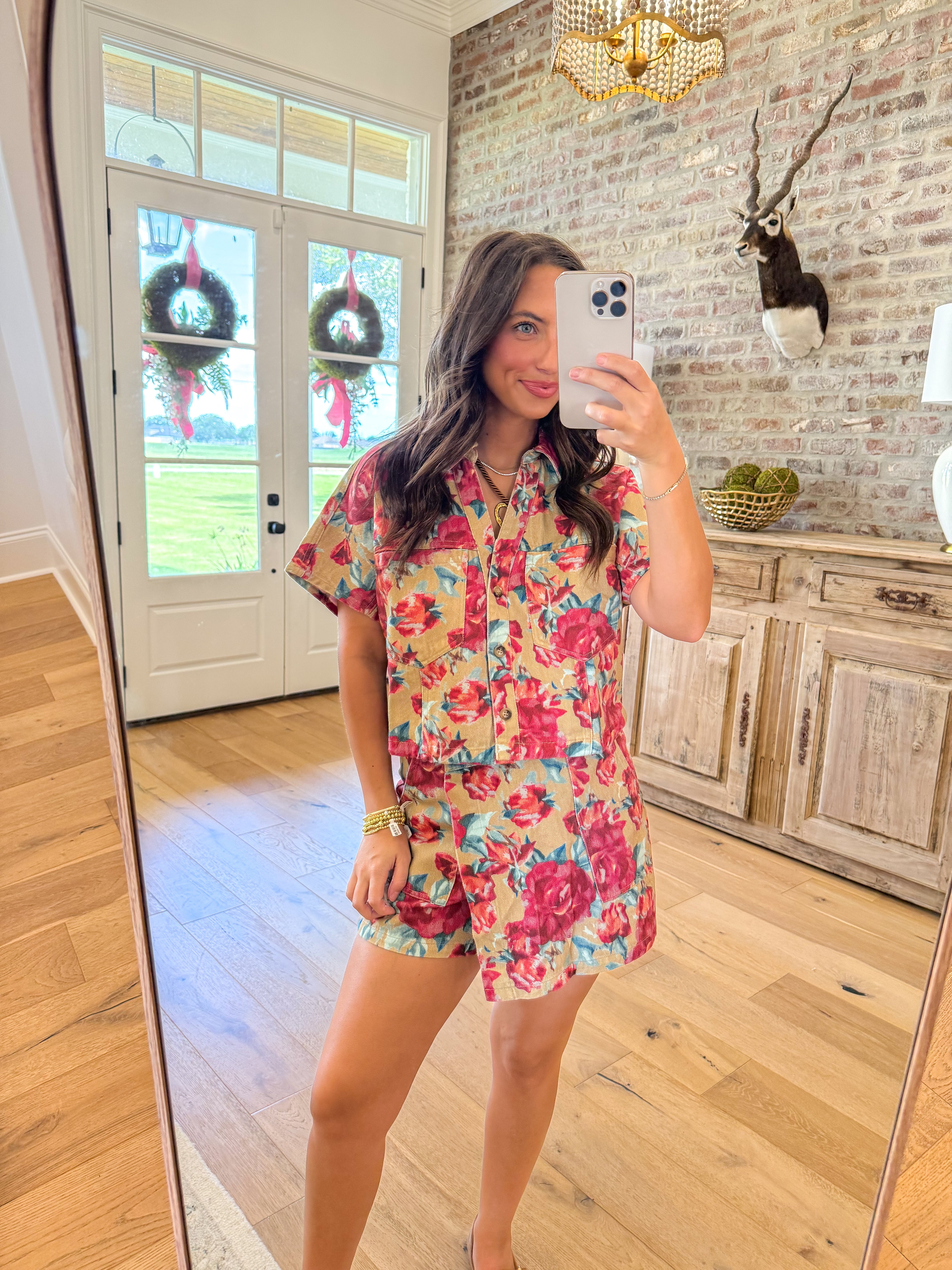 Rosewater Twill Two-Piece Set