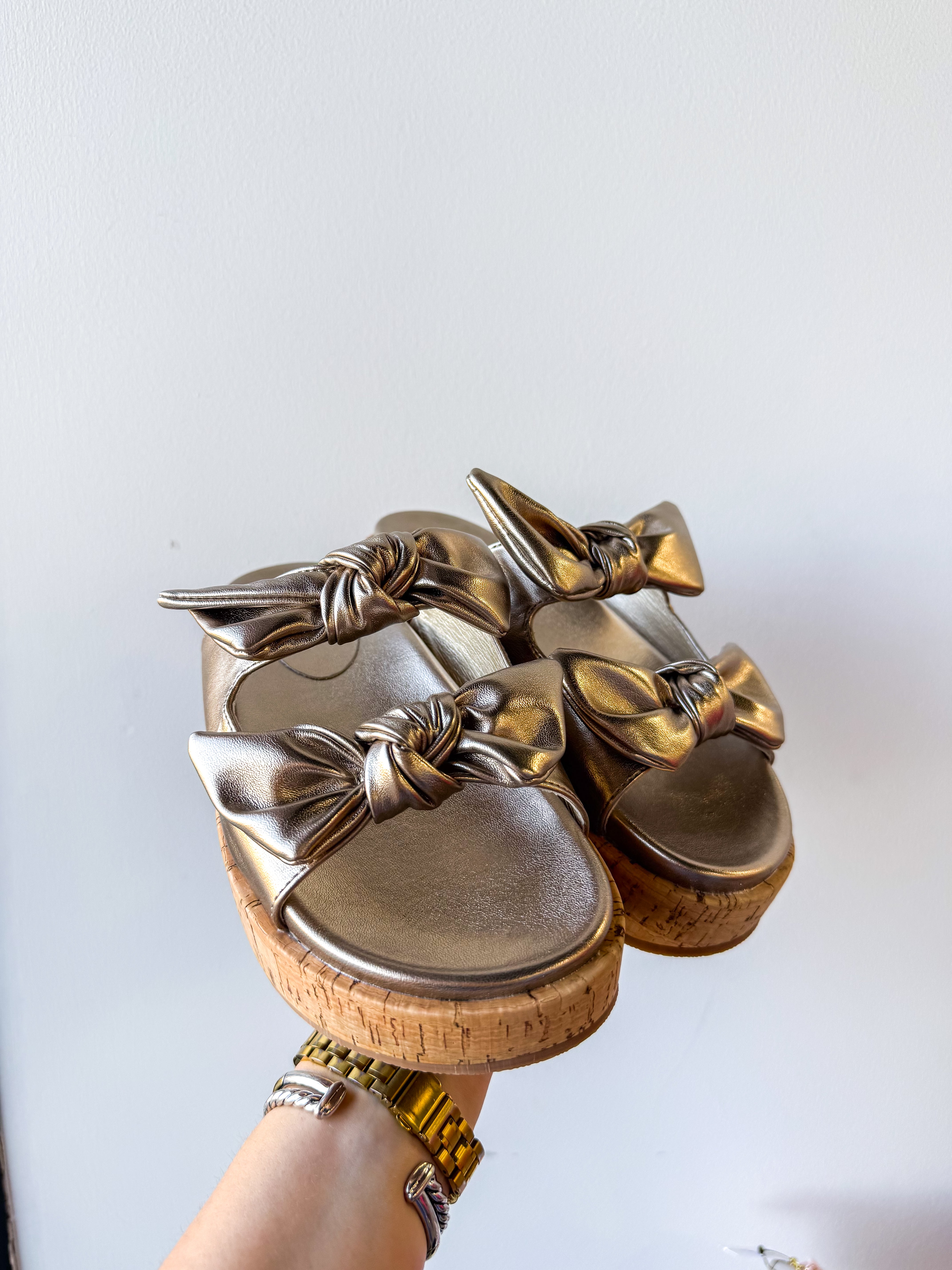 Kiki Golden Sandals