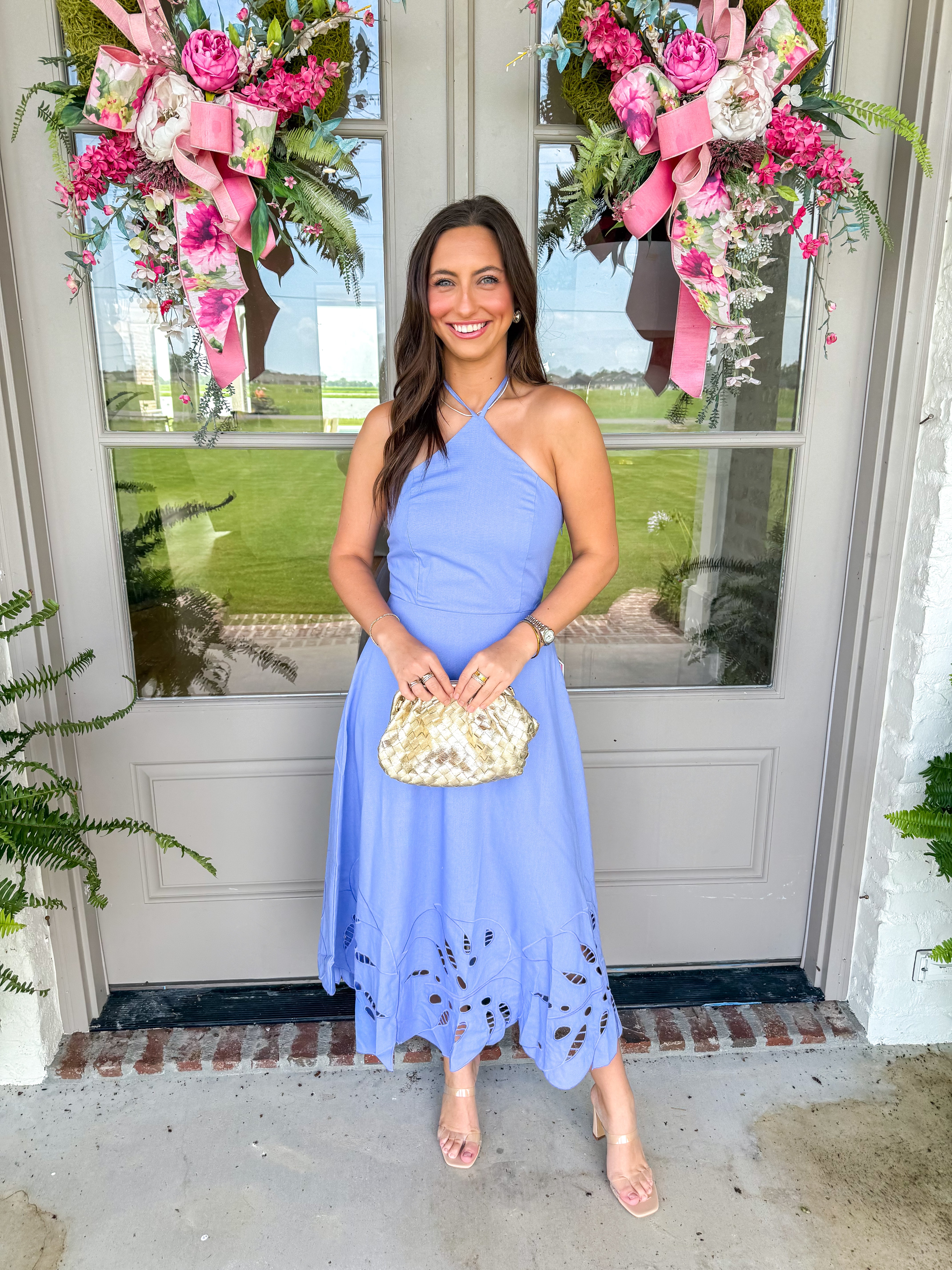 Island Escape Blue Midi