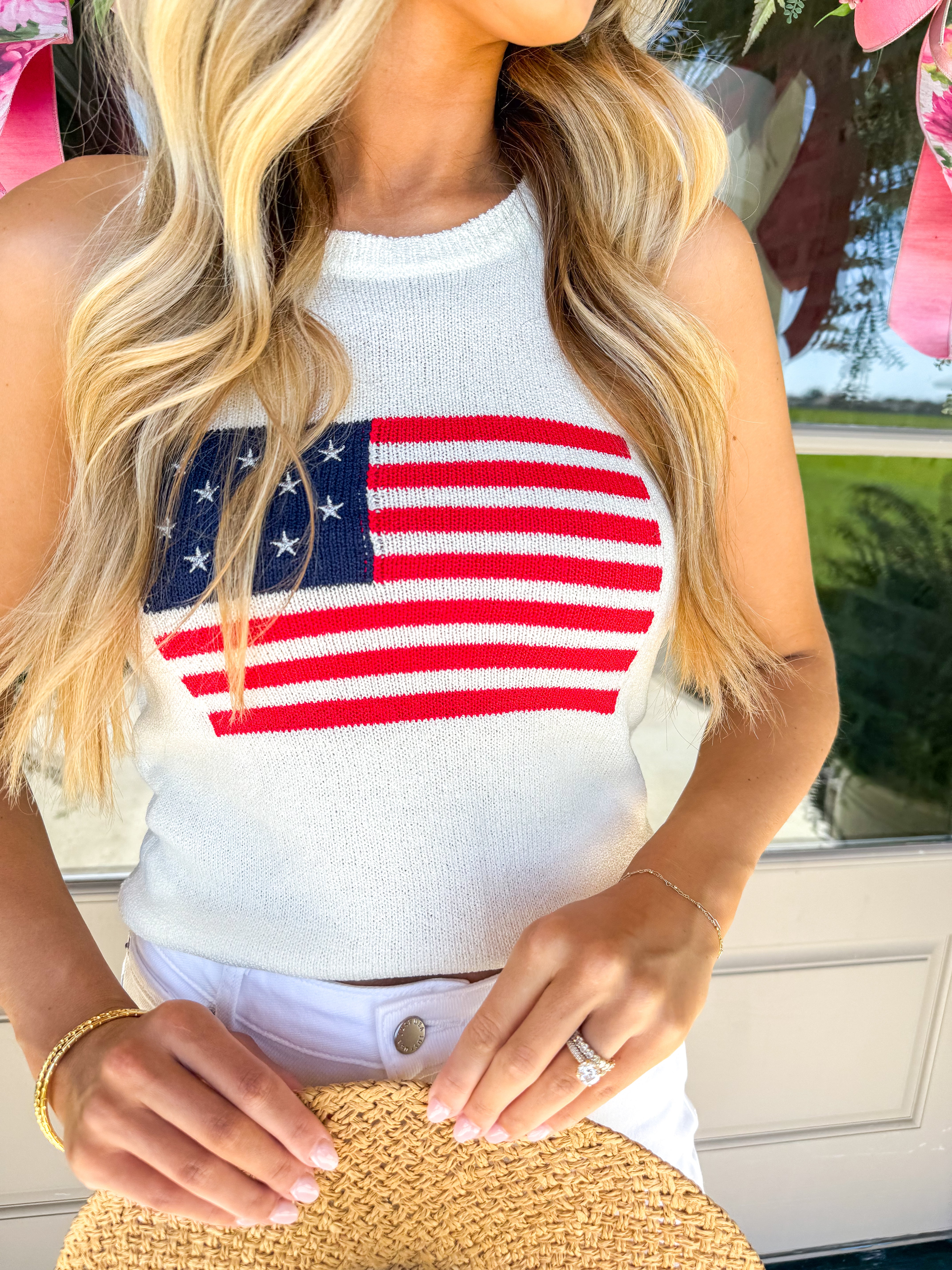 American Spirit Sweater Tank