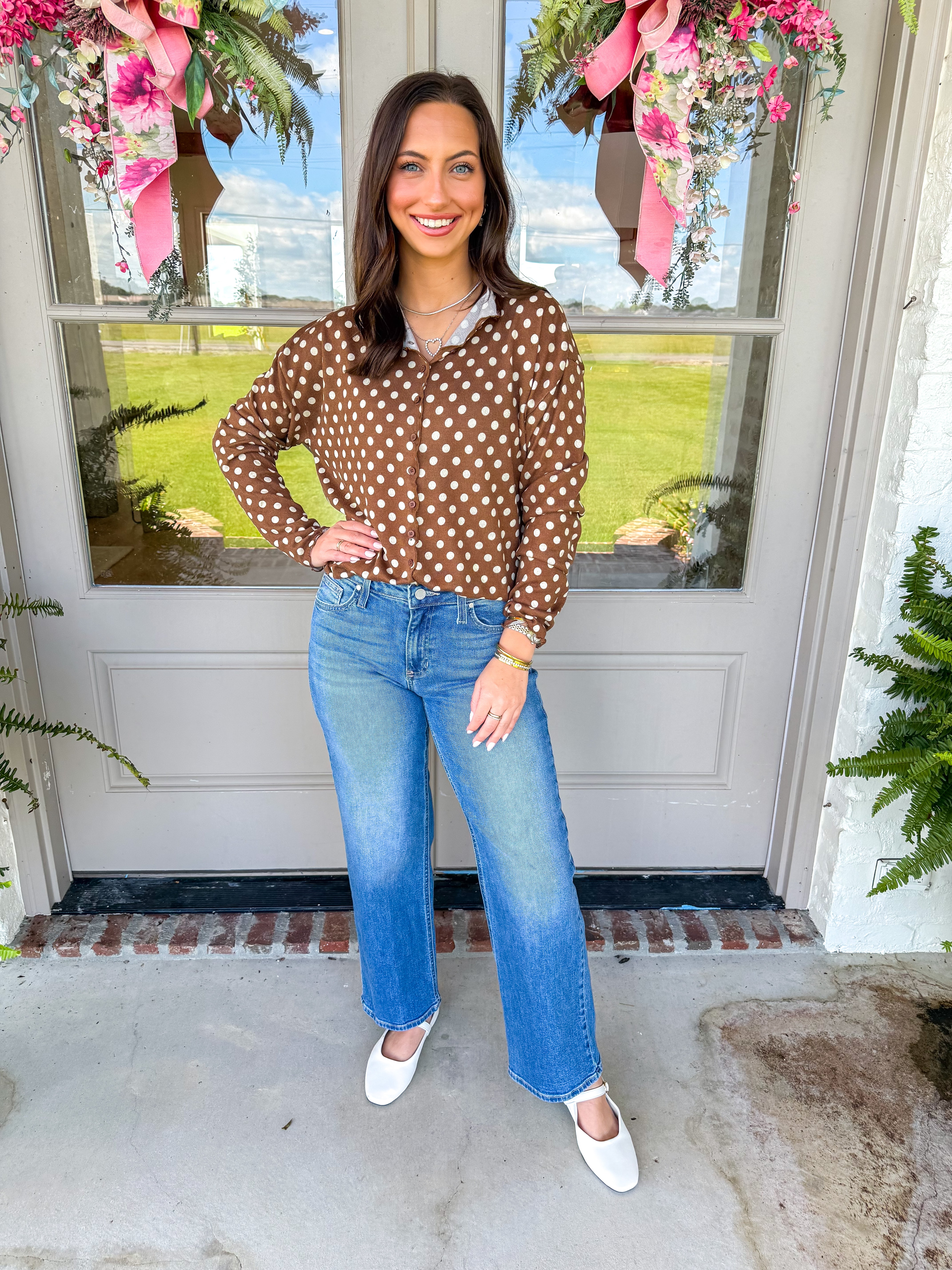 Medium Denim MR Slim Wide Leg