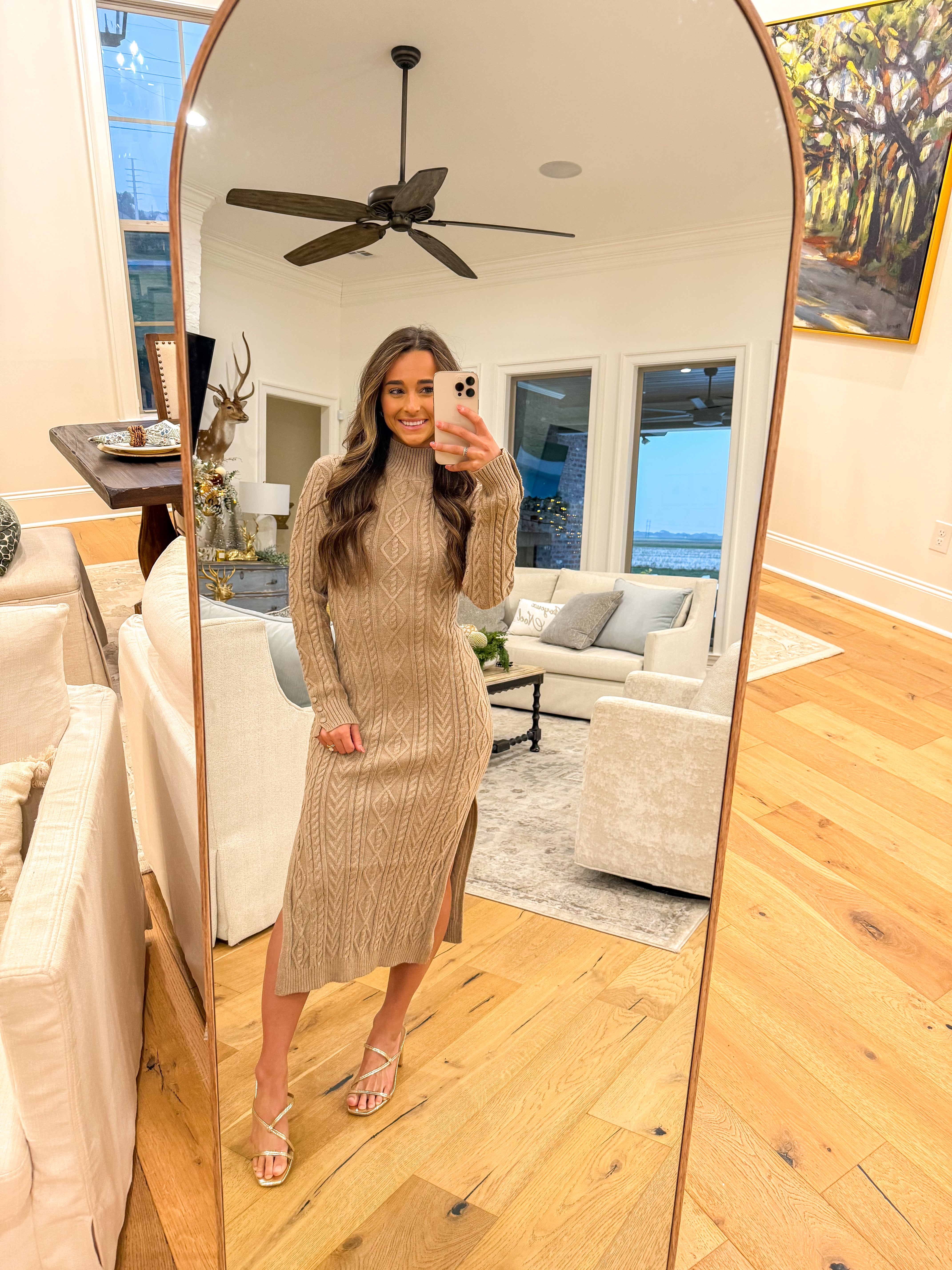 Scarlett Cable Knit Midi