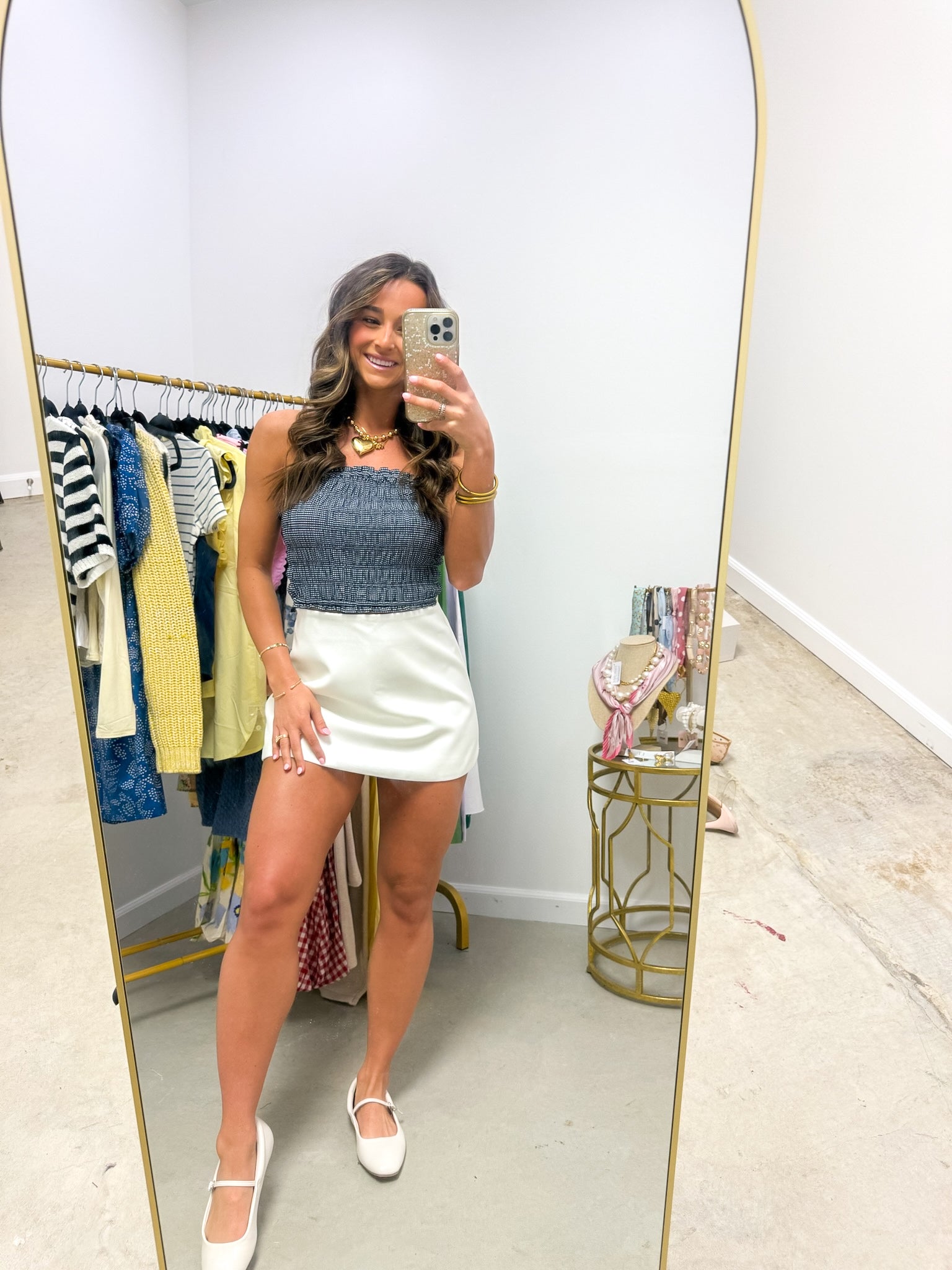 Frankie Smocked Tube Top