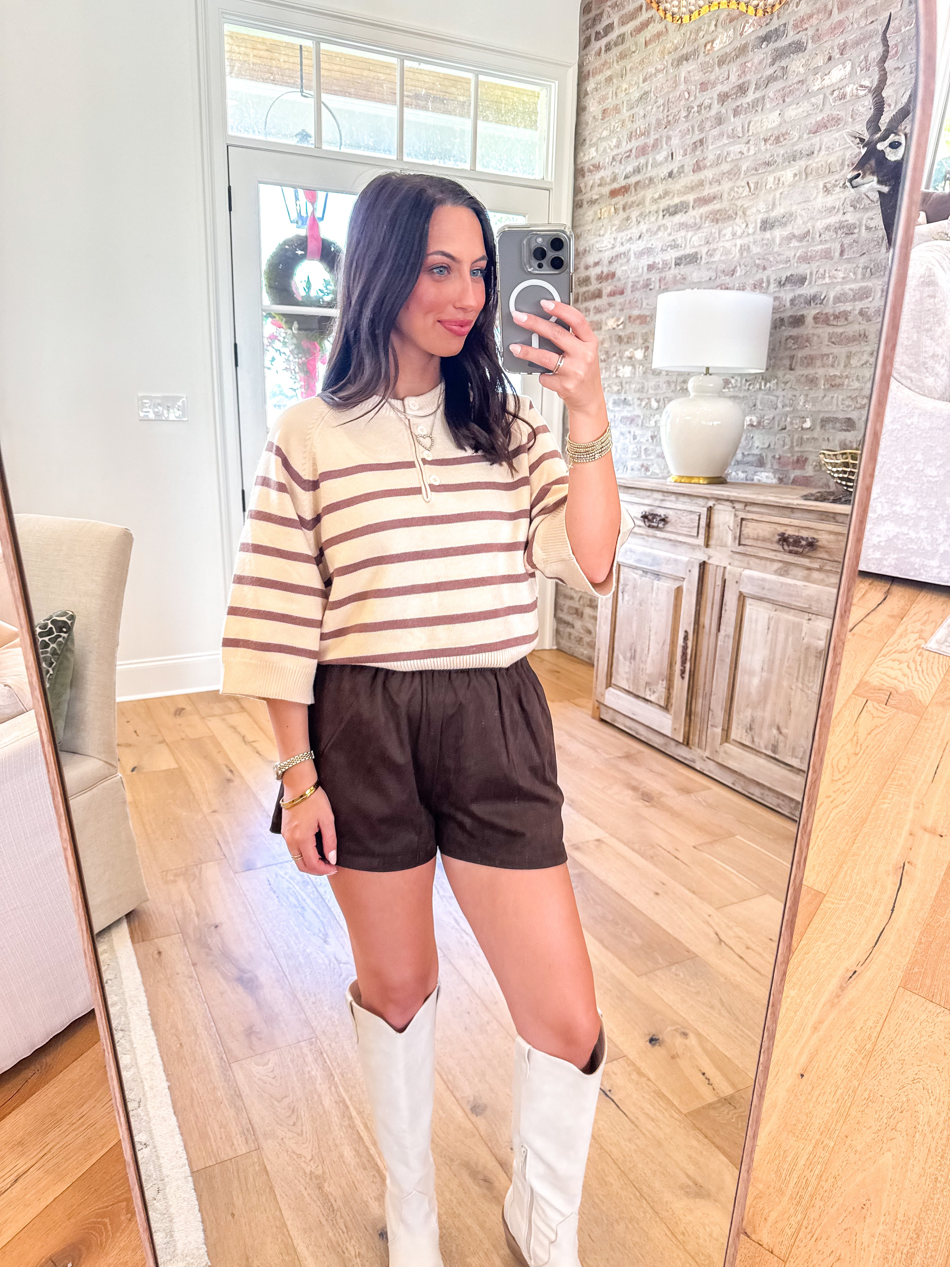 The Riverbend Striped Henley