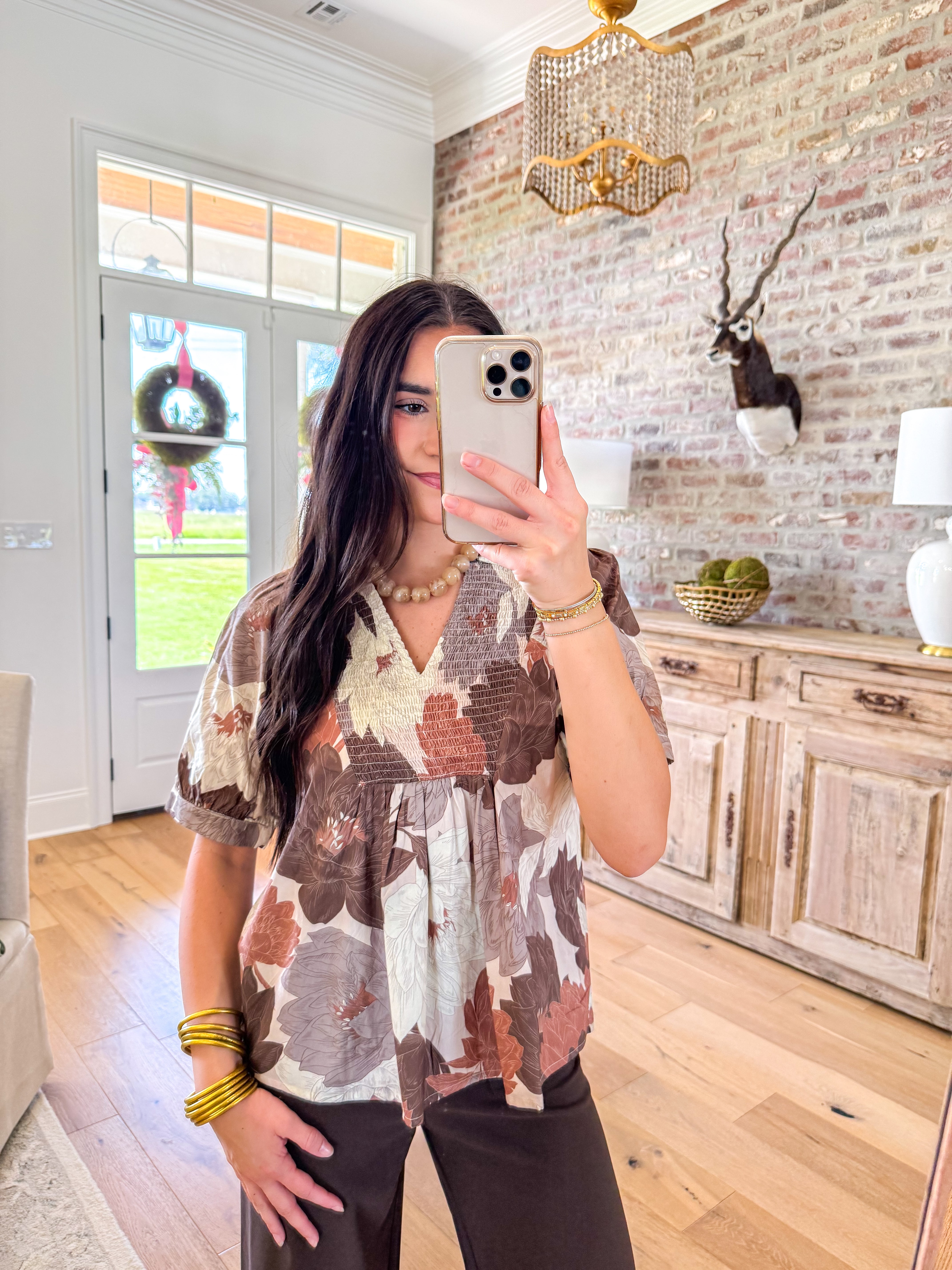 Wildflower Wander Puff Sleeve Top