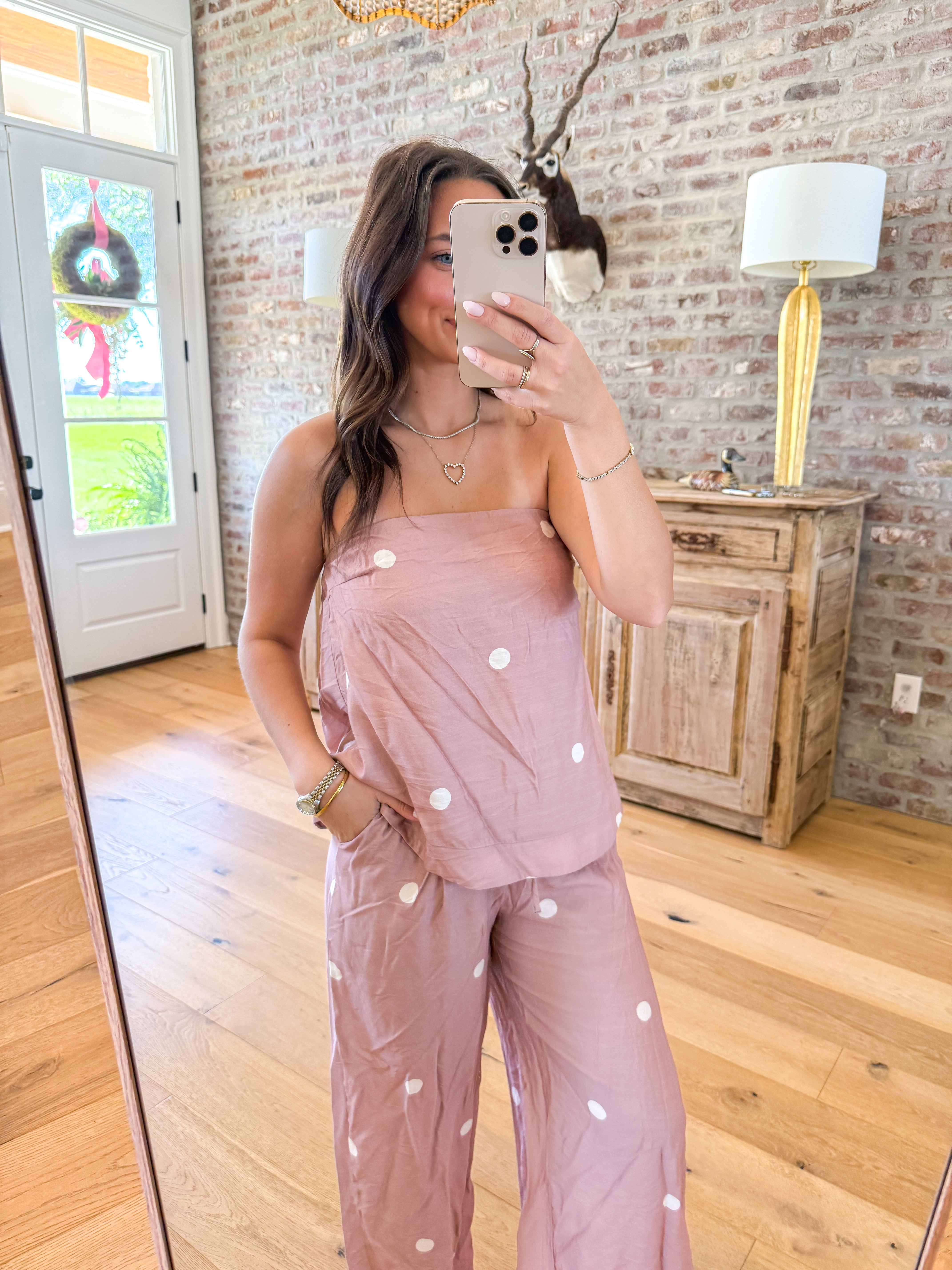 Mocha Dot Matching Set