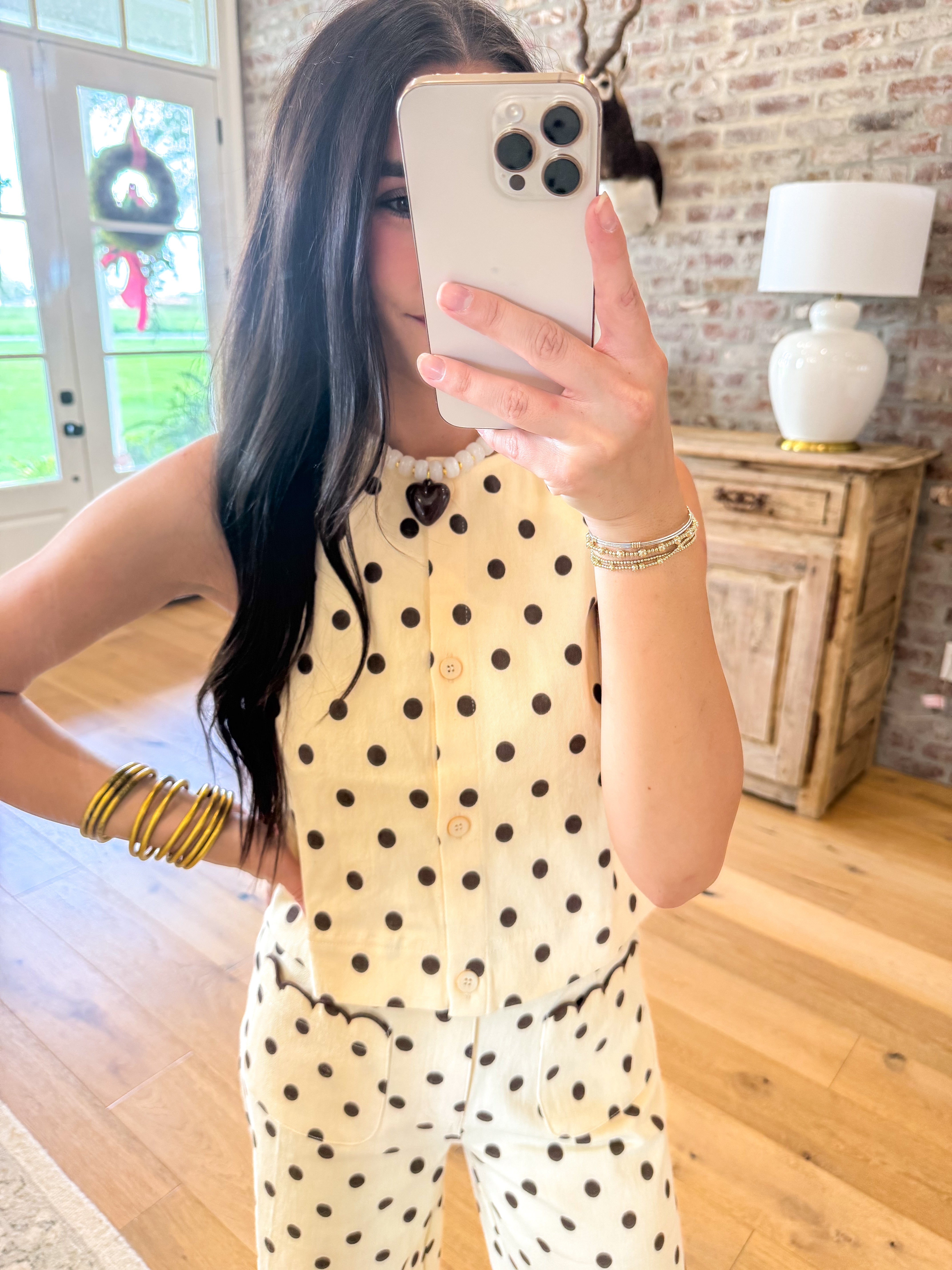 The Dot Spot Sleeveless Top