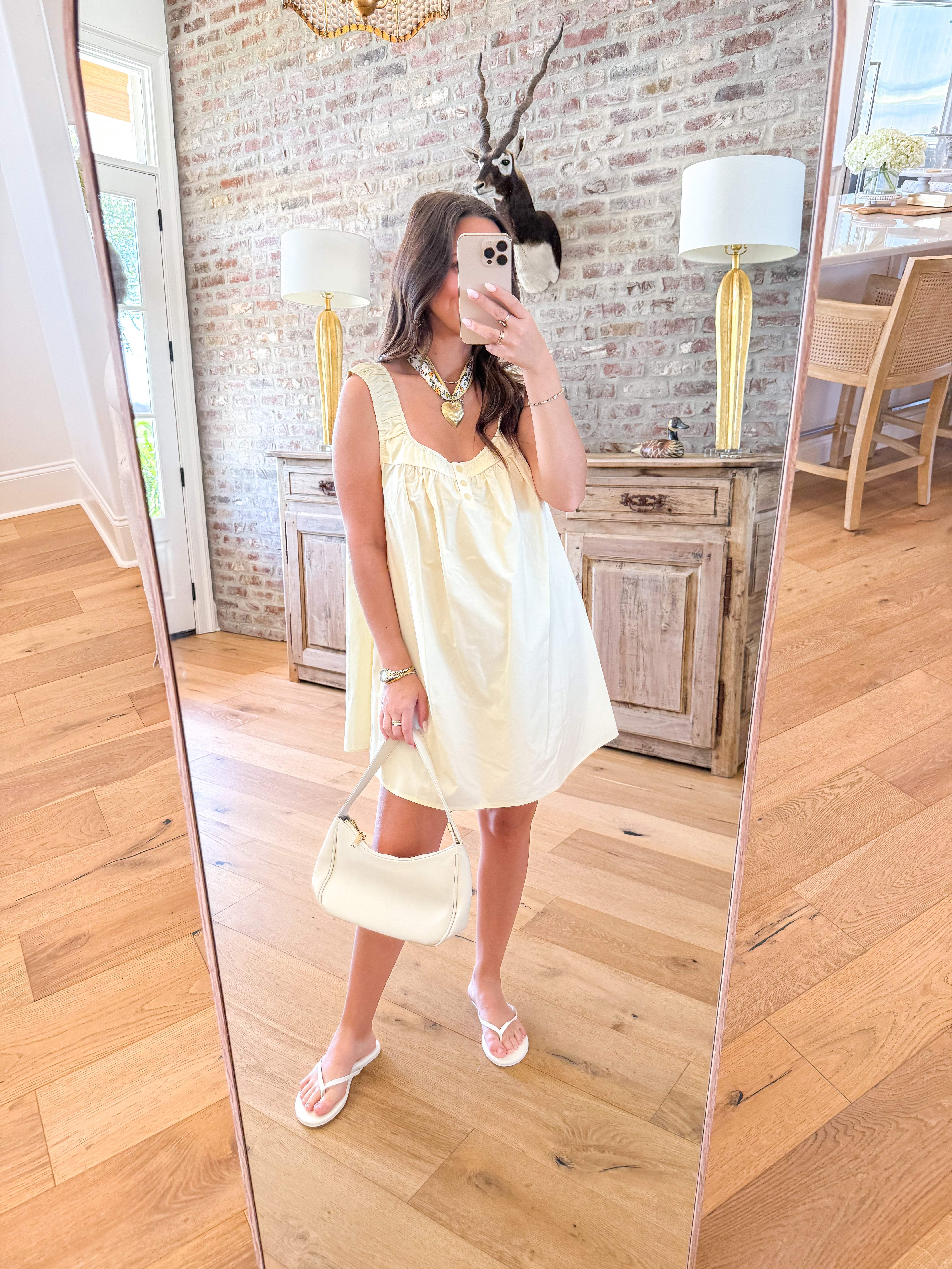 Finn Swing Mini Dress Yellow