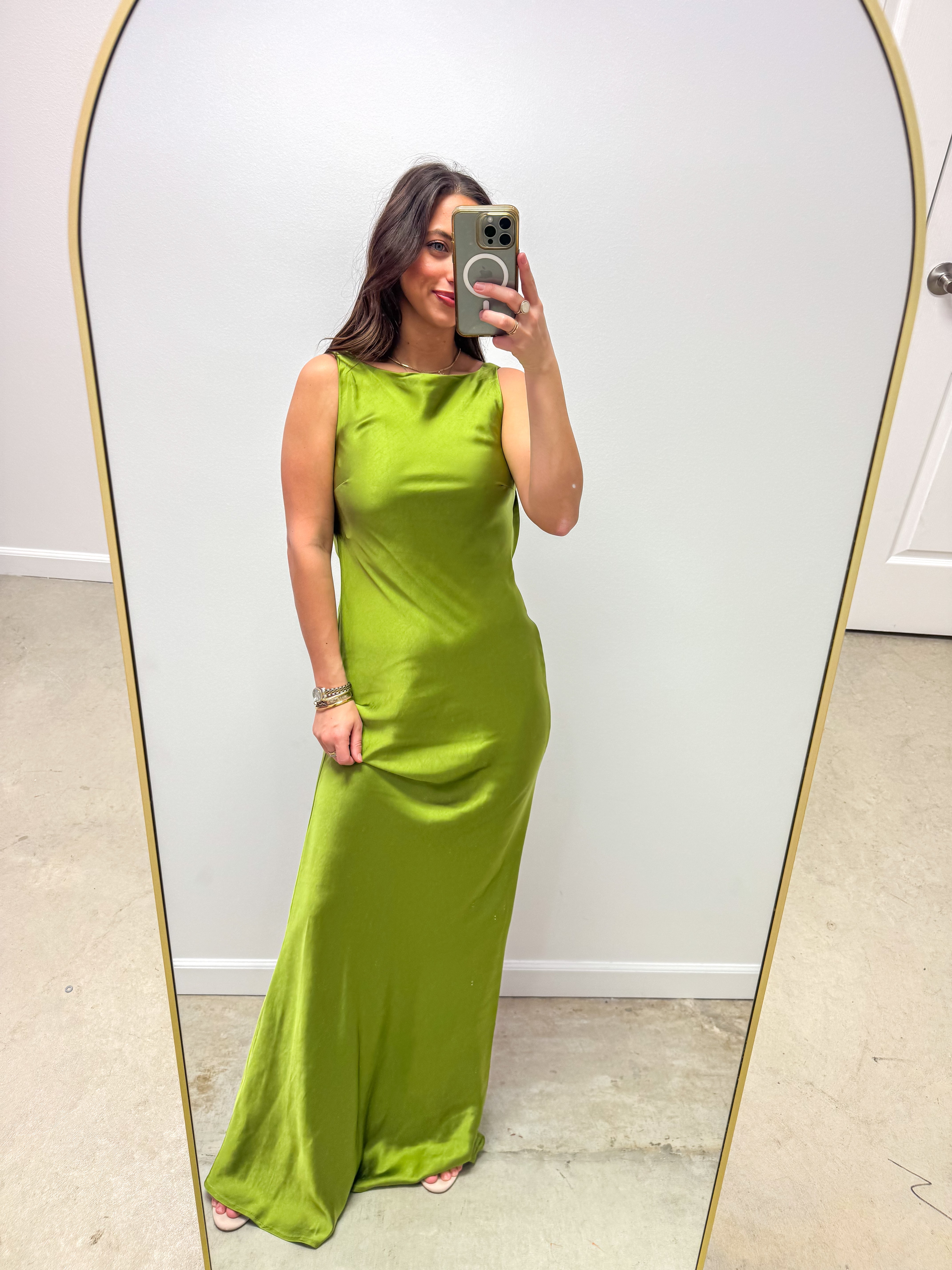 Camellia Court Chartreuse Ballgown
