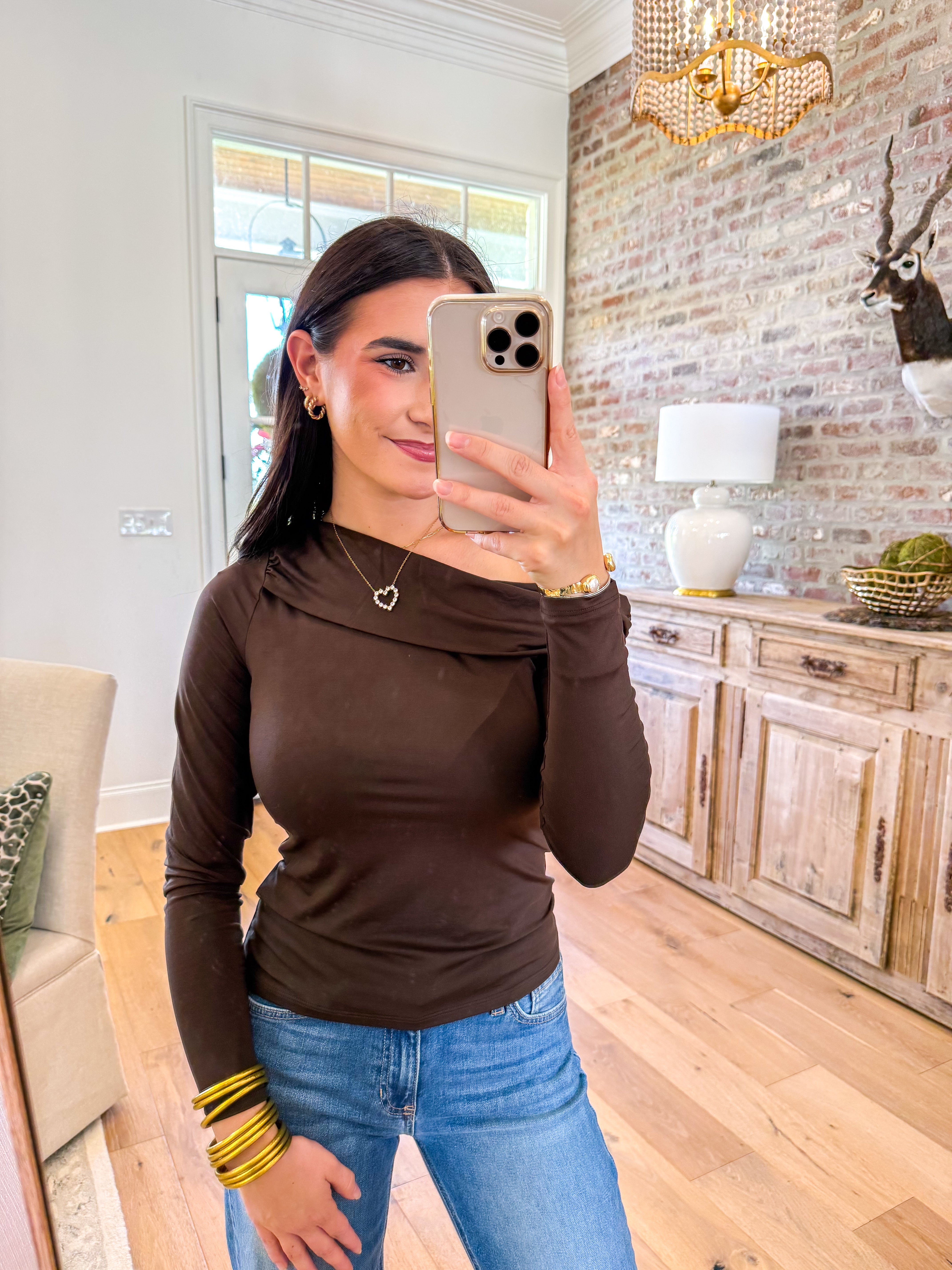 Ryder Knit Top Walnut