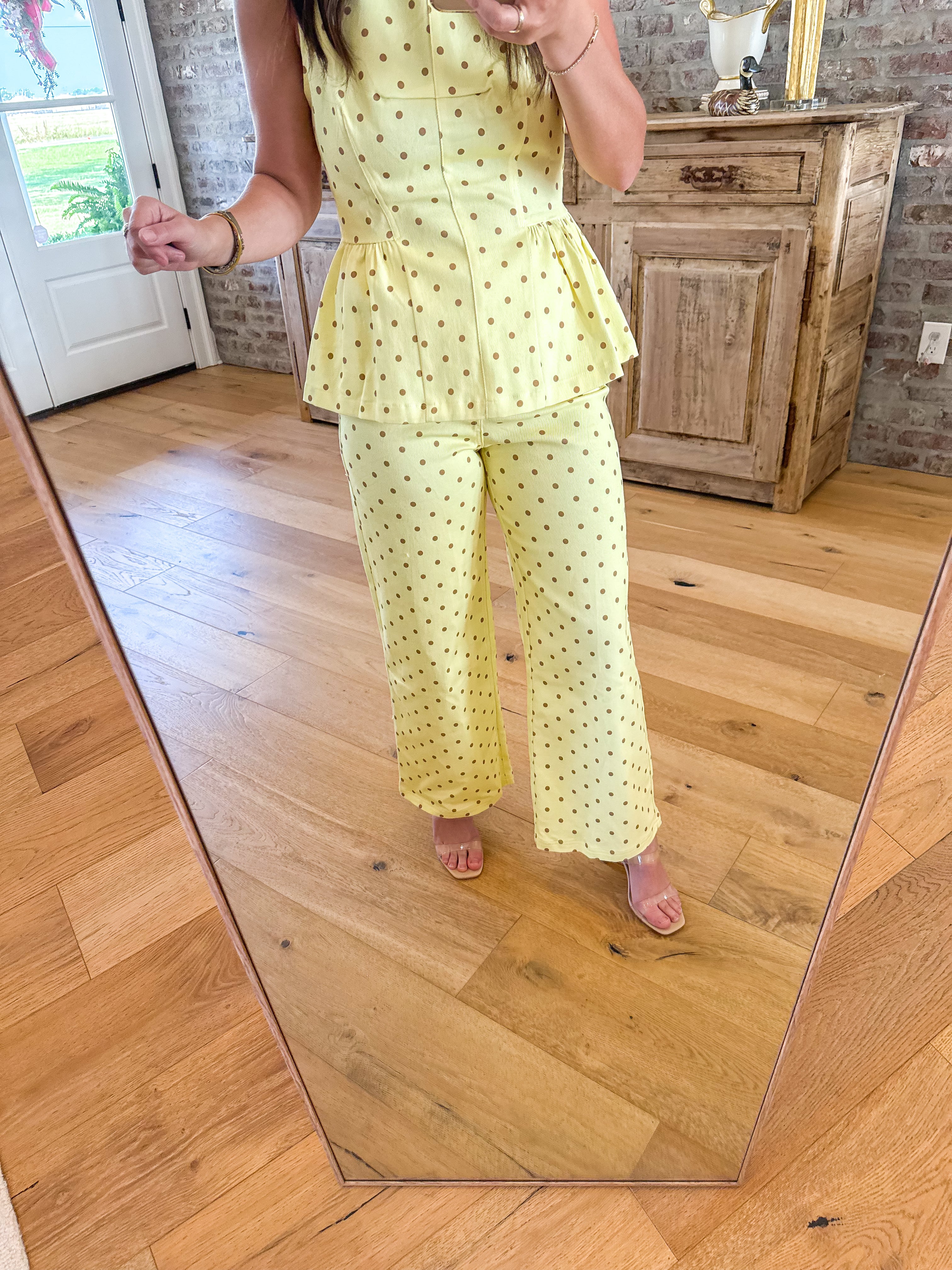 Sunshine Dot Straight Leg Jeans