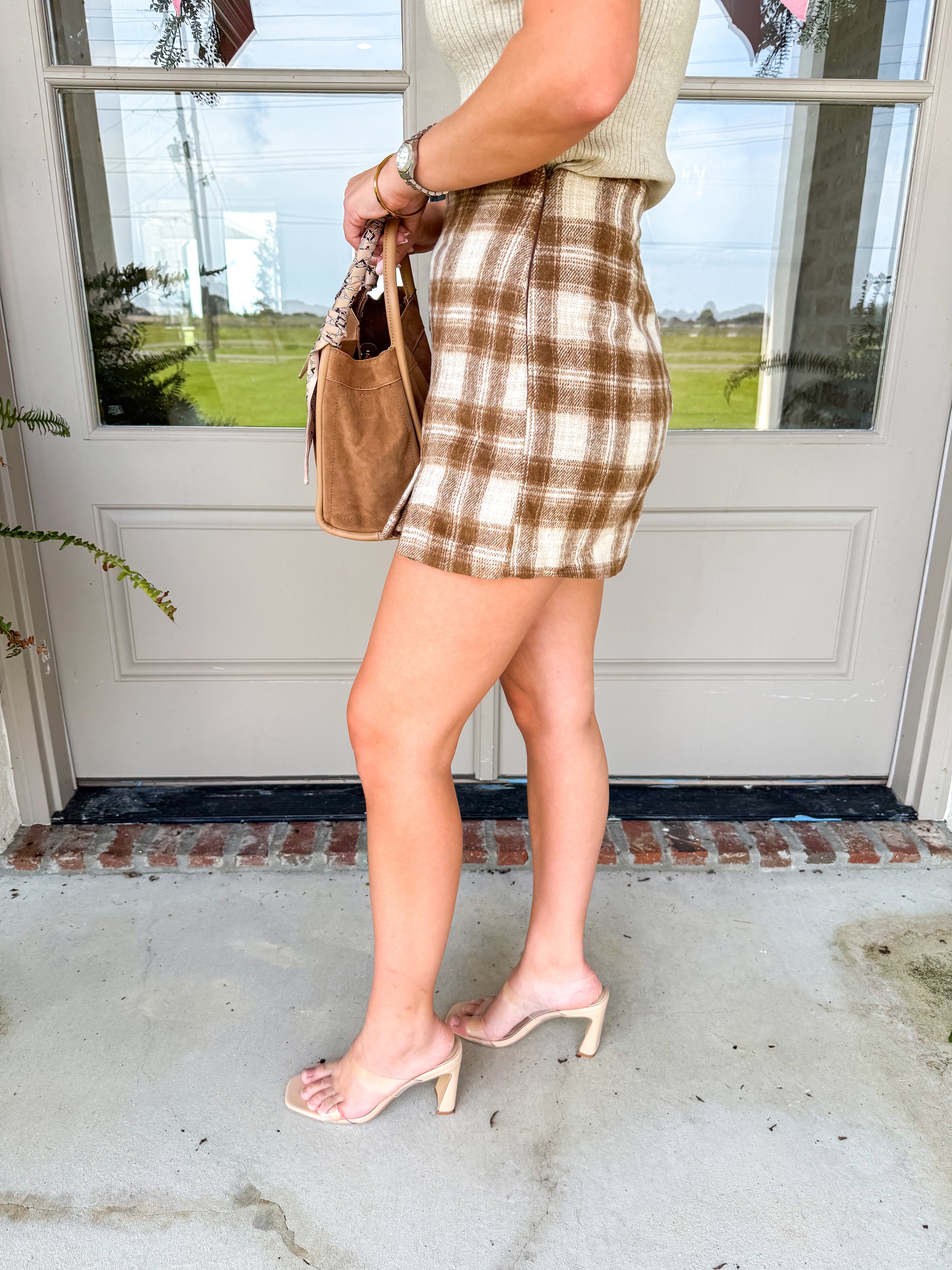 The Autumn Plaid Skort