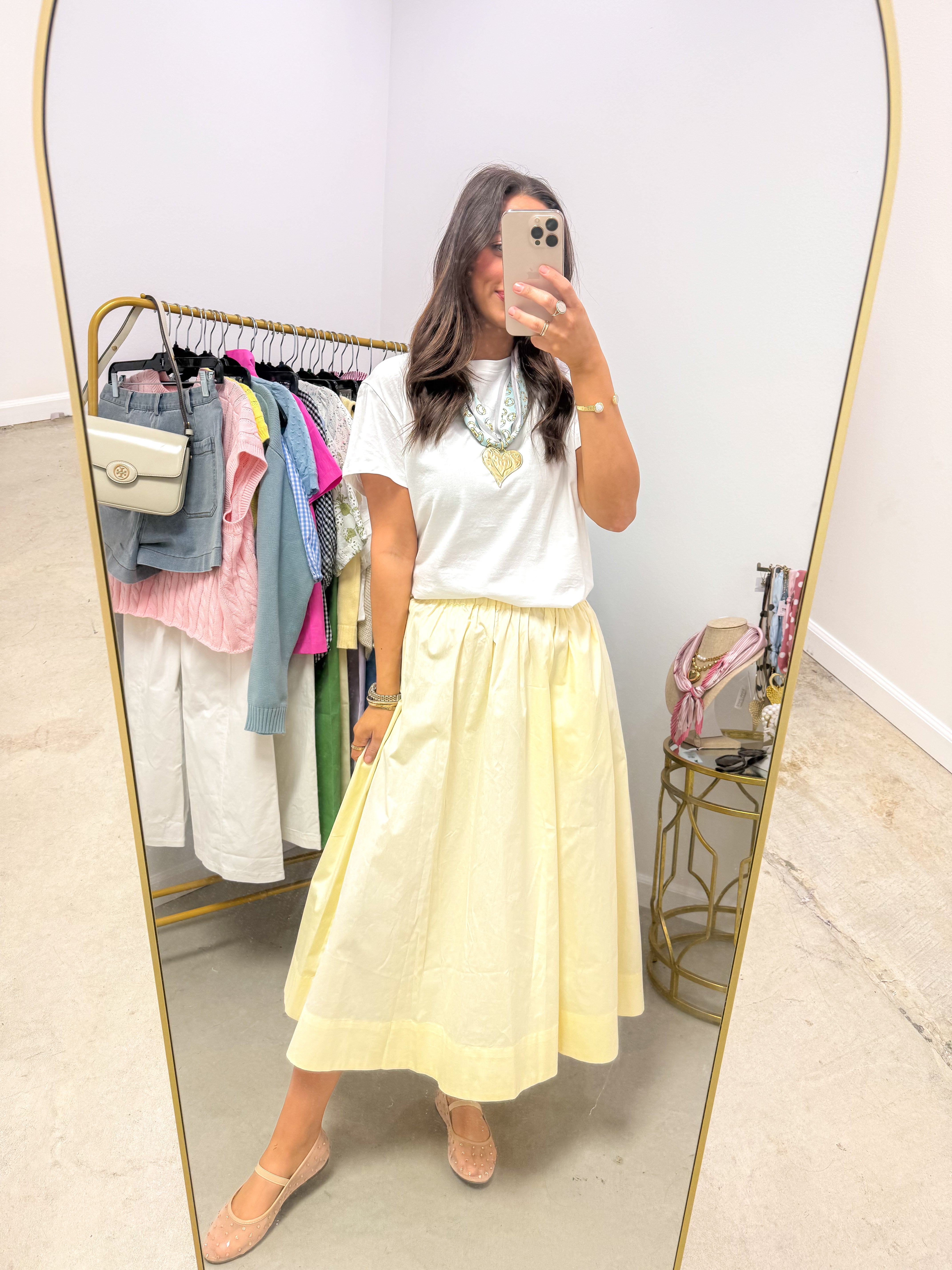 Sasha Gathered Maxi Skirt