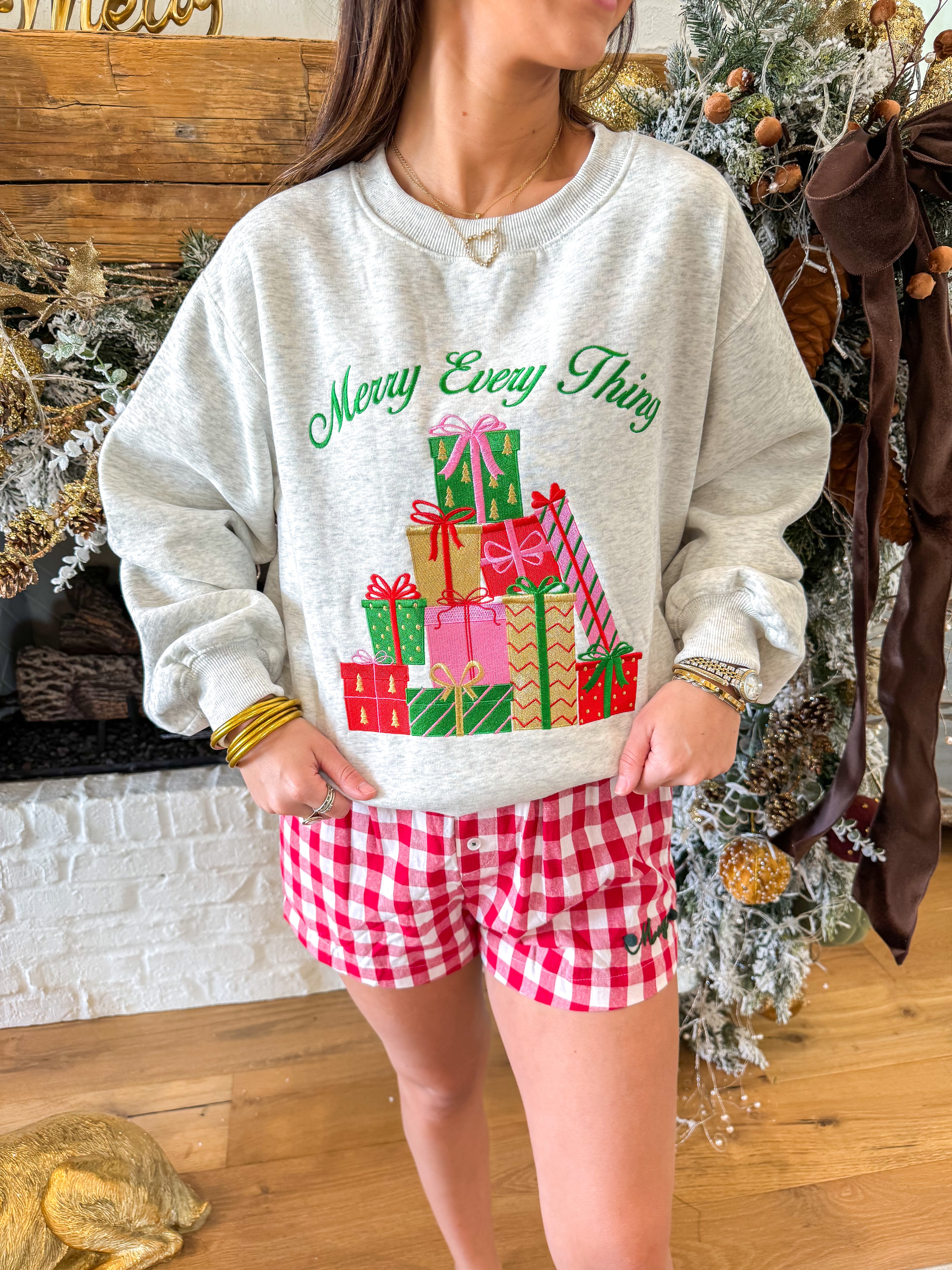 Merry Everything Fleece Sweatshirt
