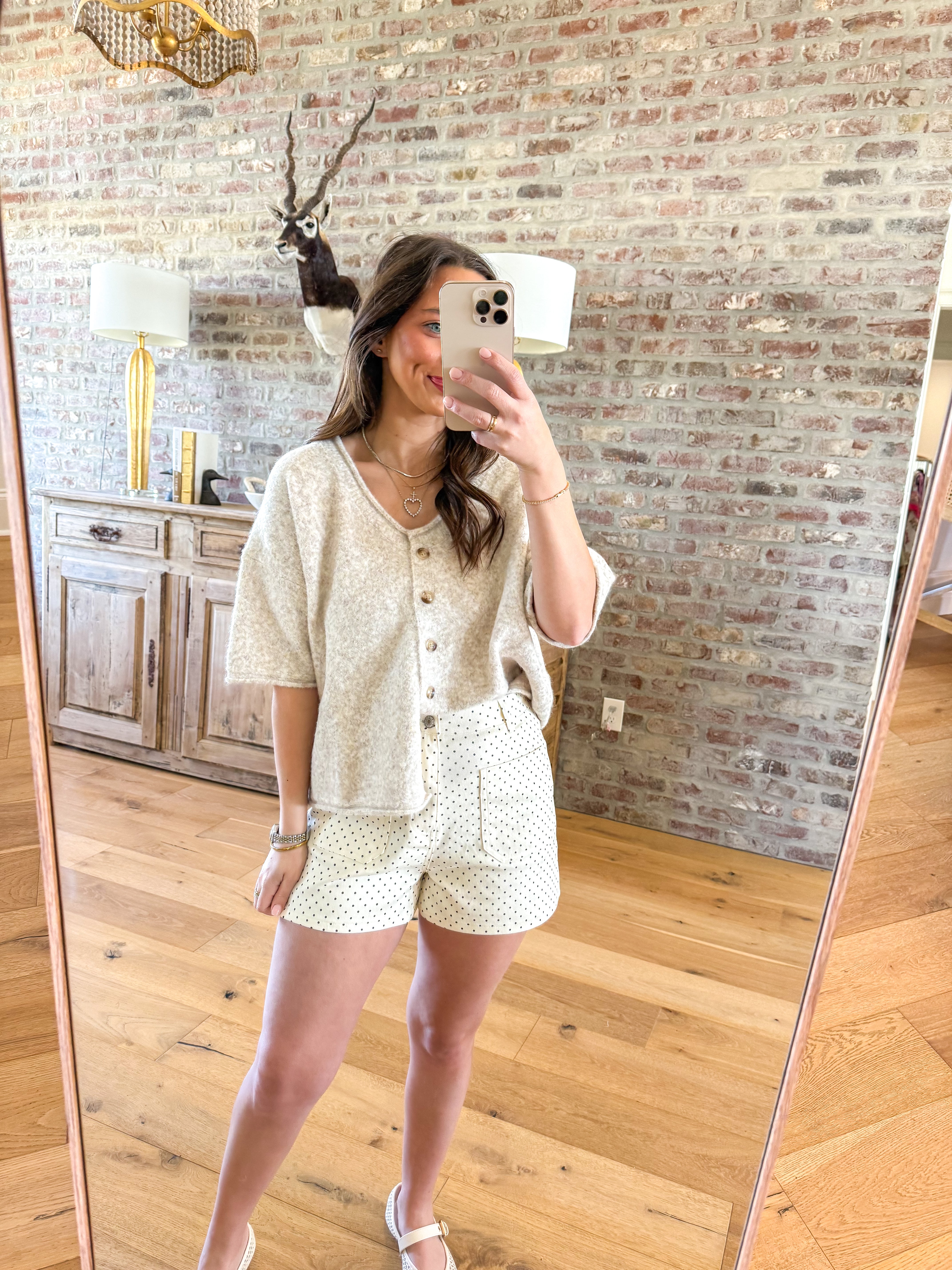 Cozy Moments Oatmeal Cardigan