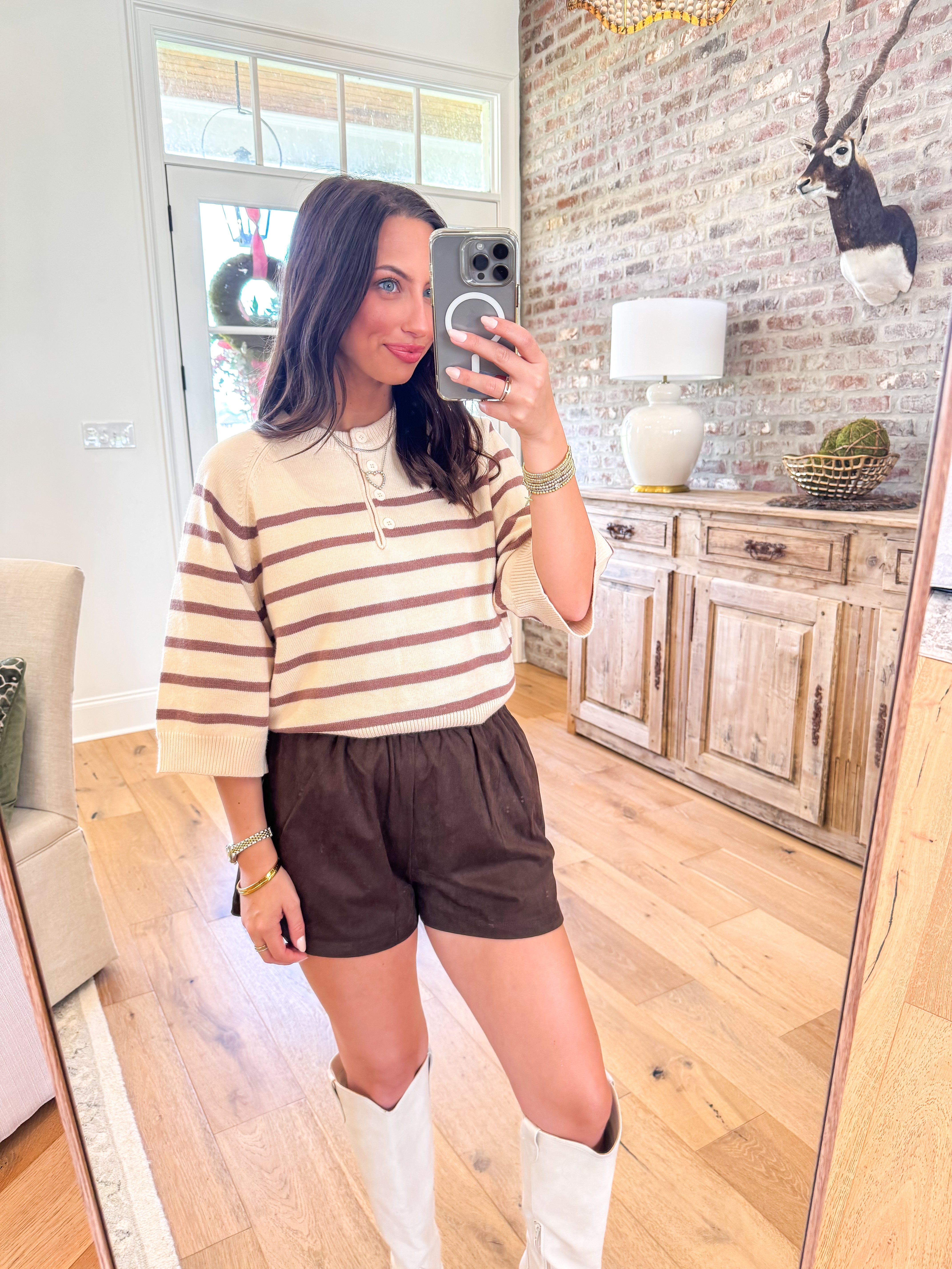 The Riverbend Striped Henley