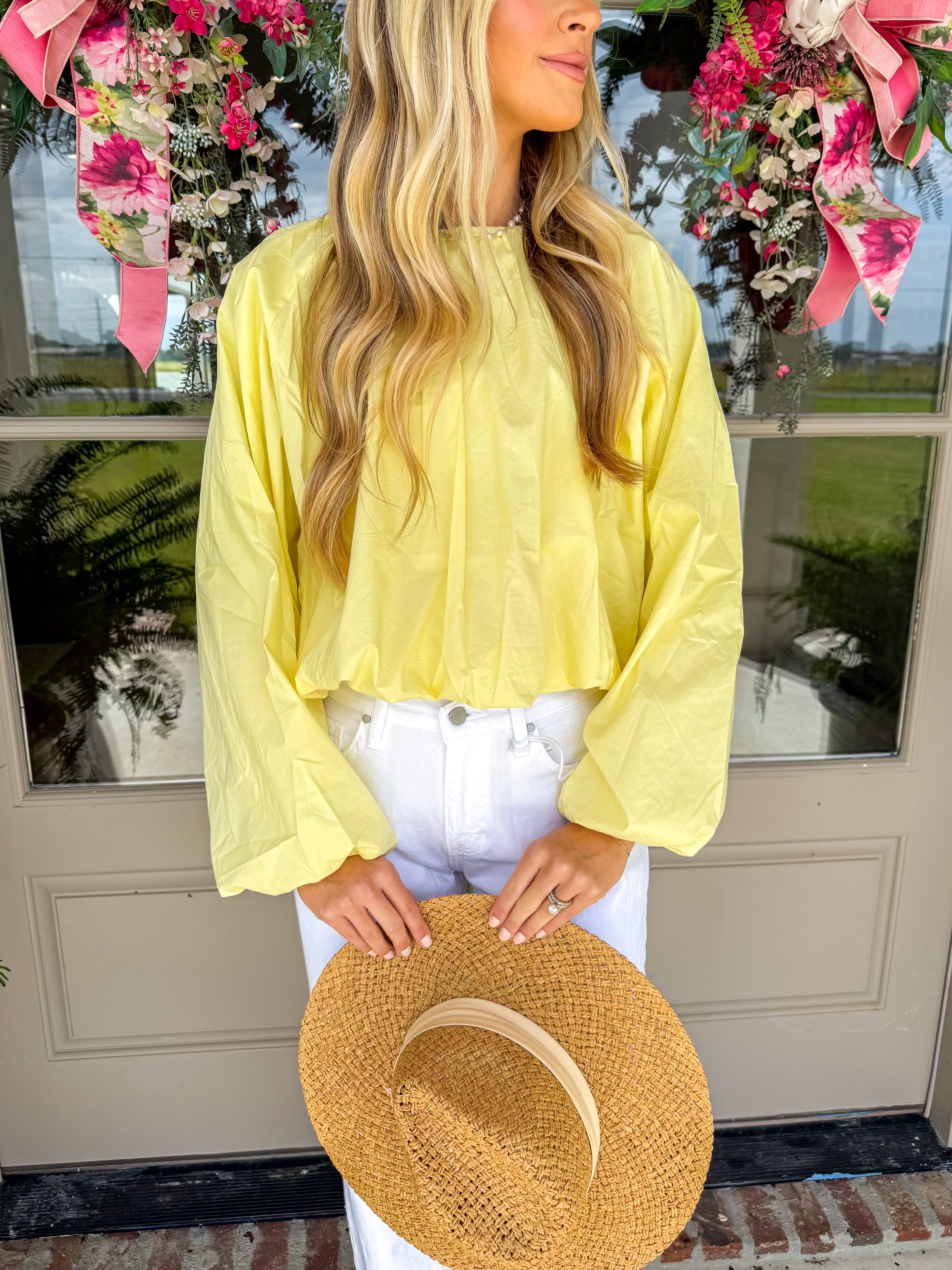 Sunshine State Gathered Blouse
