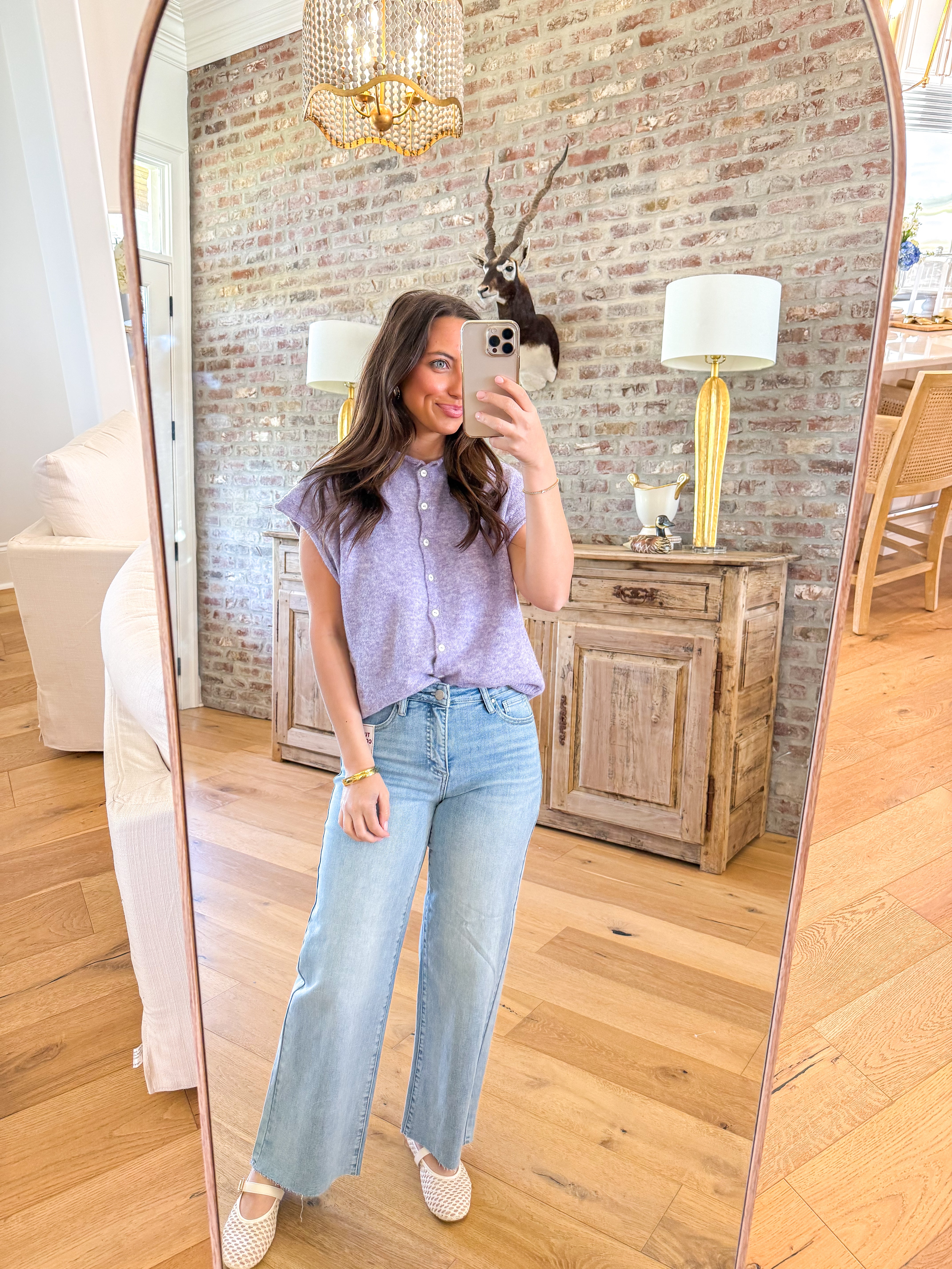 Classic Comfort Cardigan Lavender