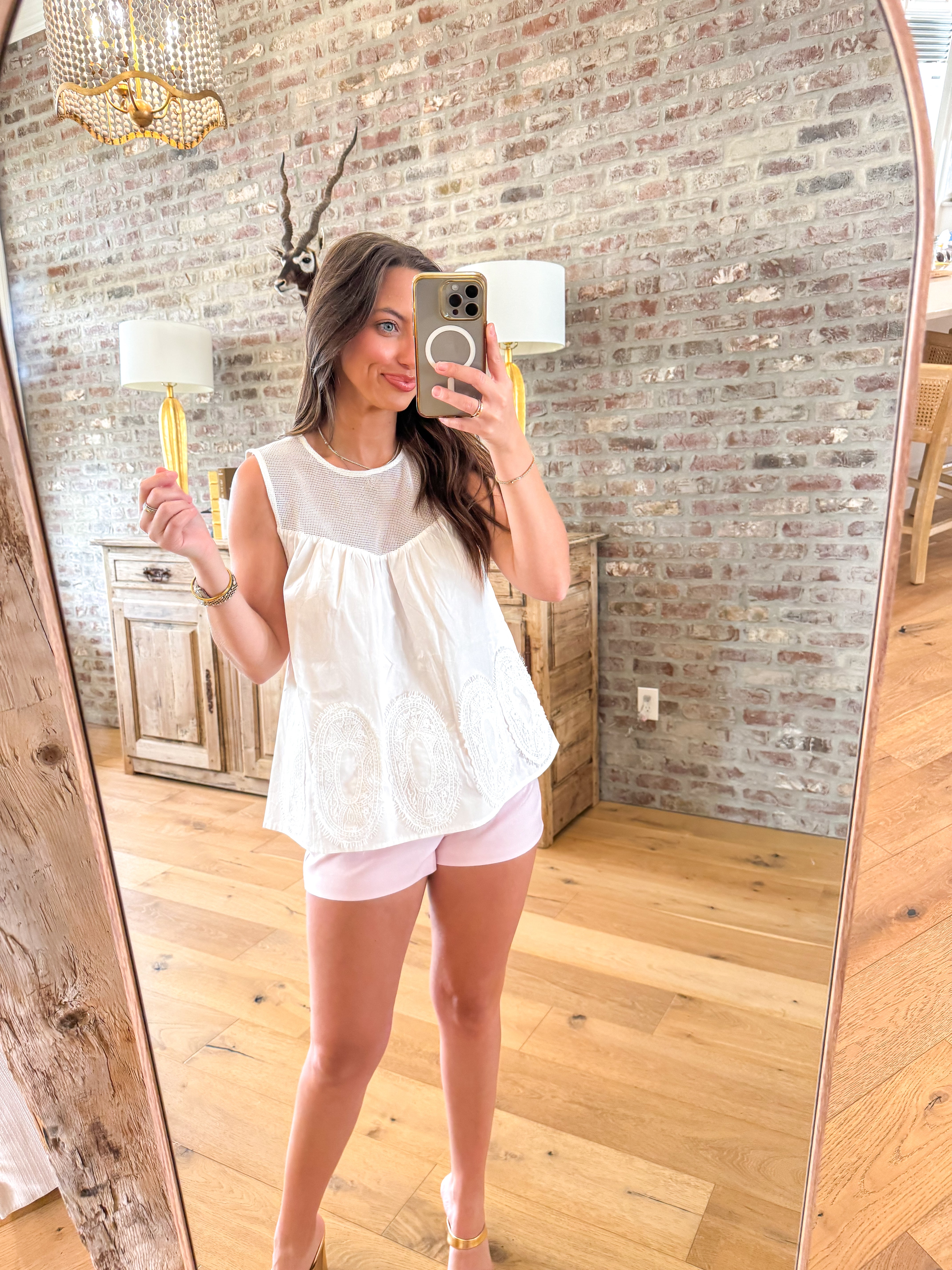 Magnolia Lace Tank