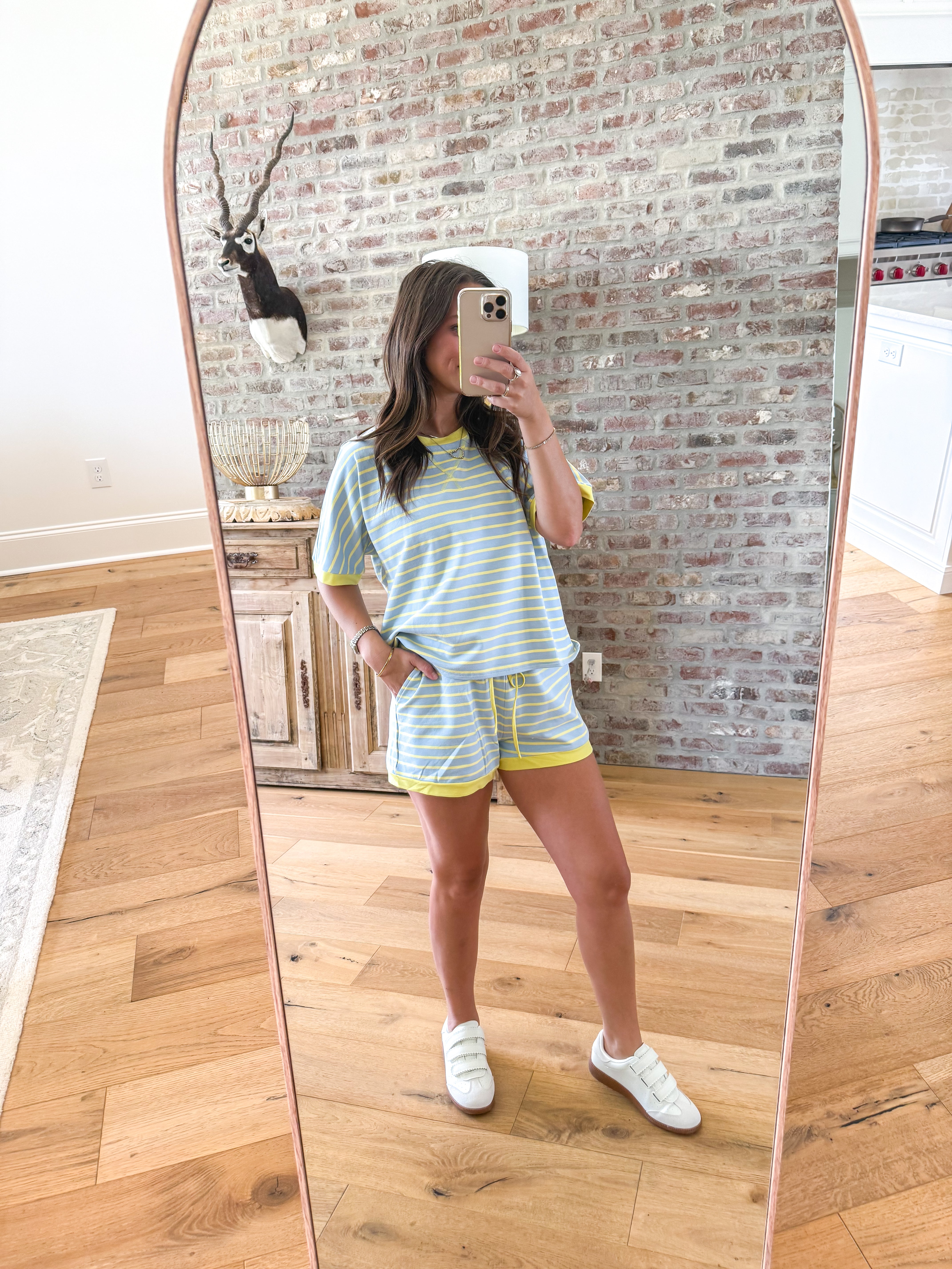 Sunny Stripe Lounge Set