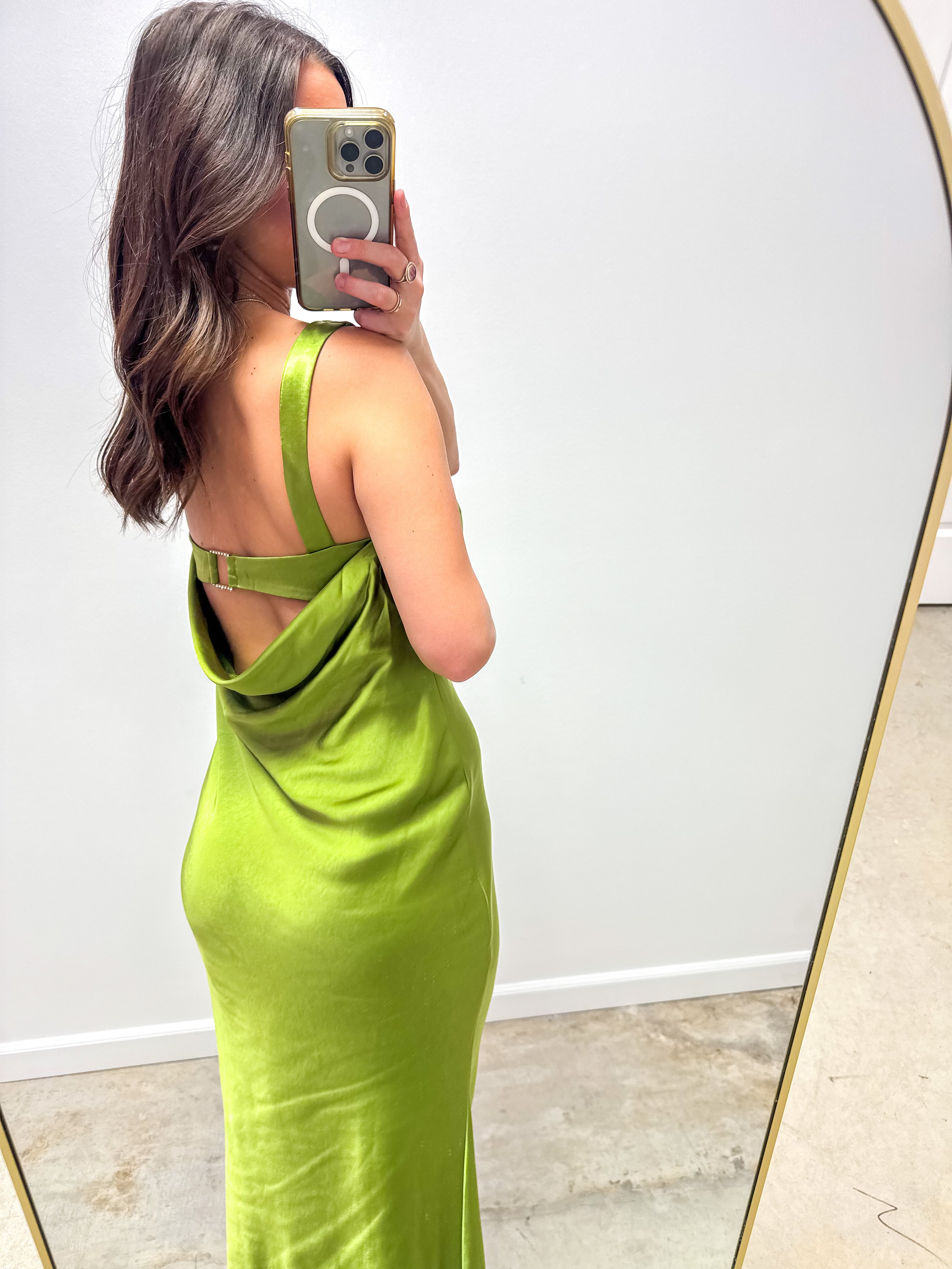 Camellia Court Chartreuse Ballgown