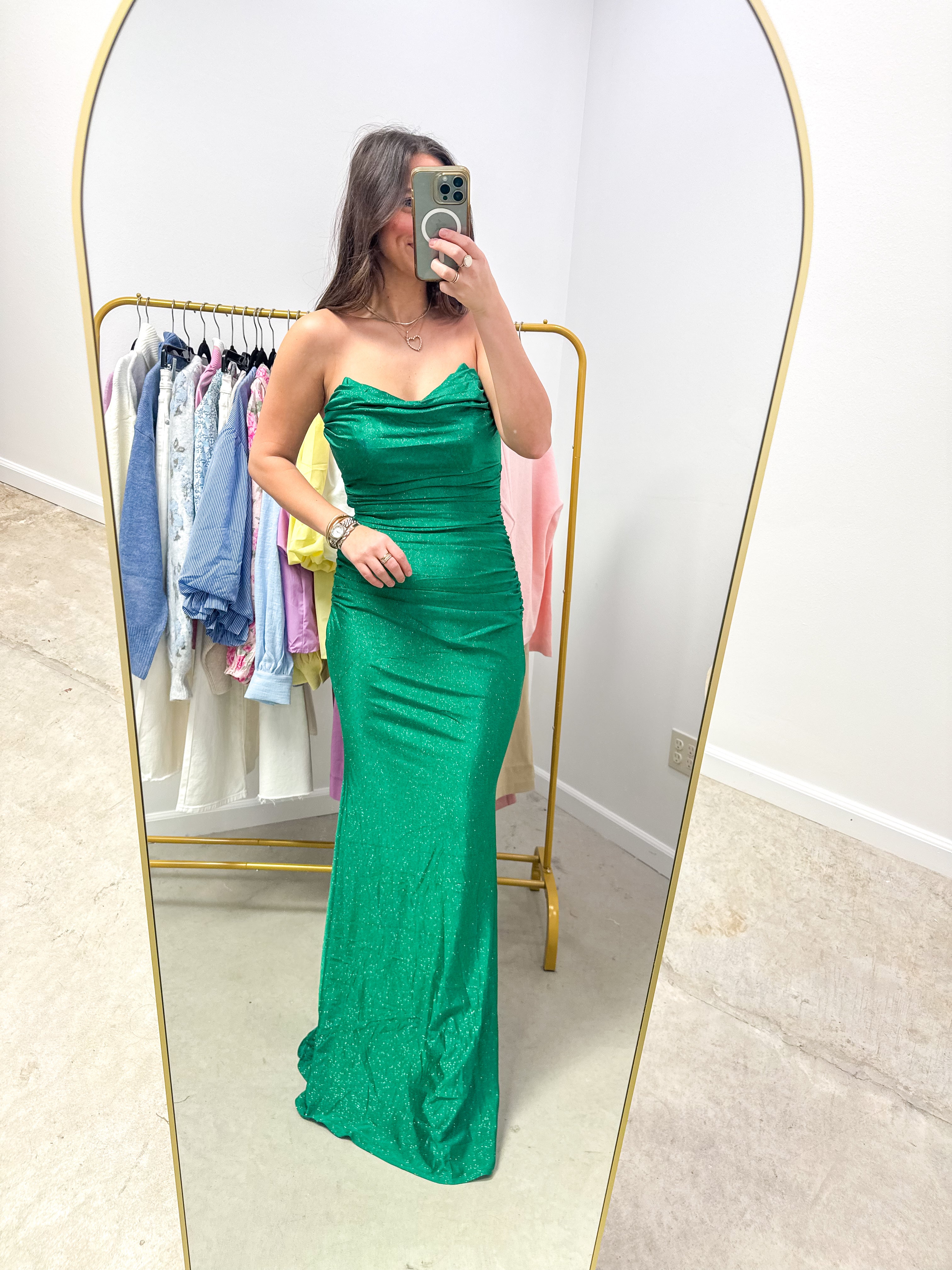 Krewe Couture Green Gown