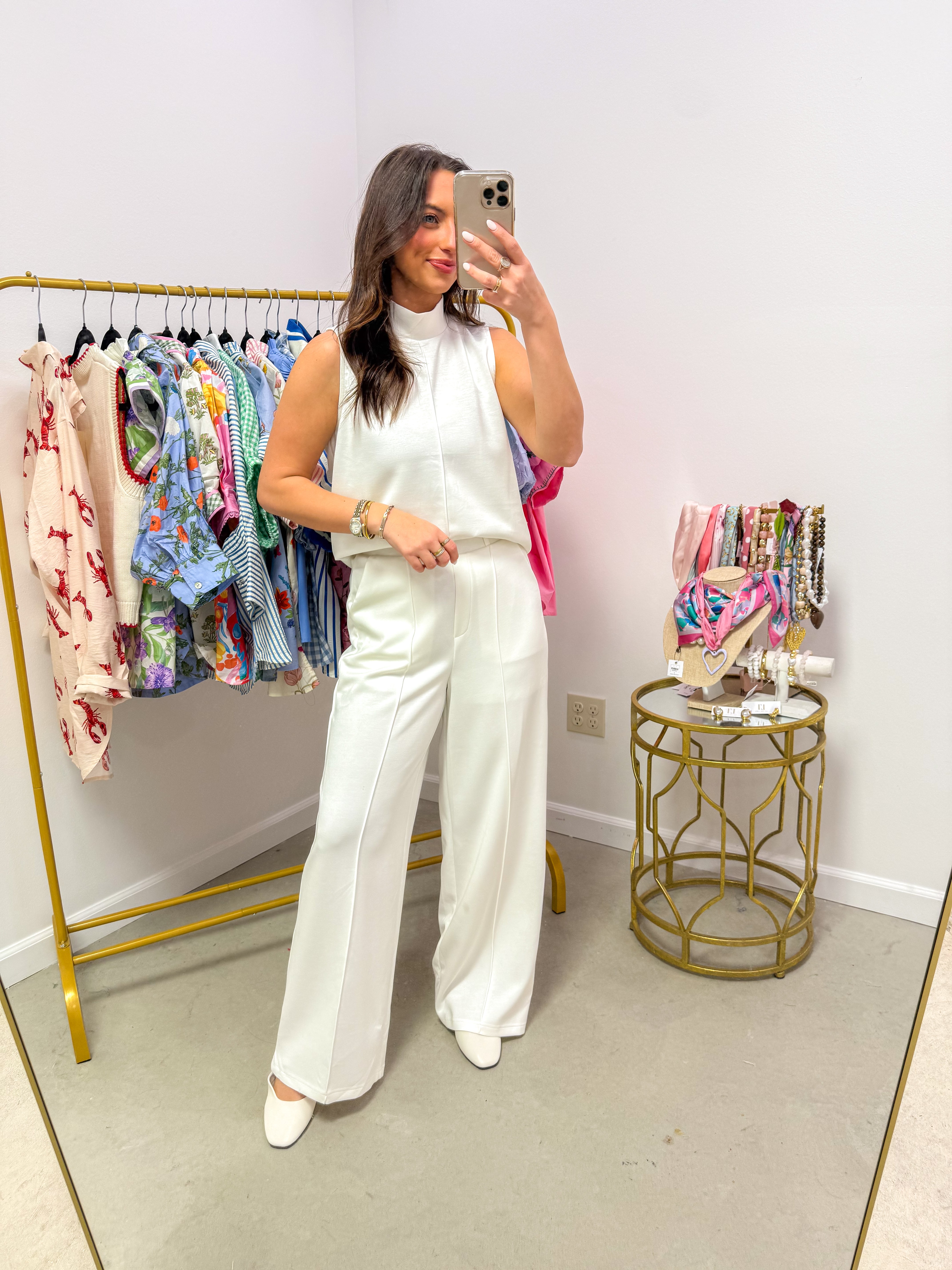 Off White Soft Modal Lounge Set