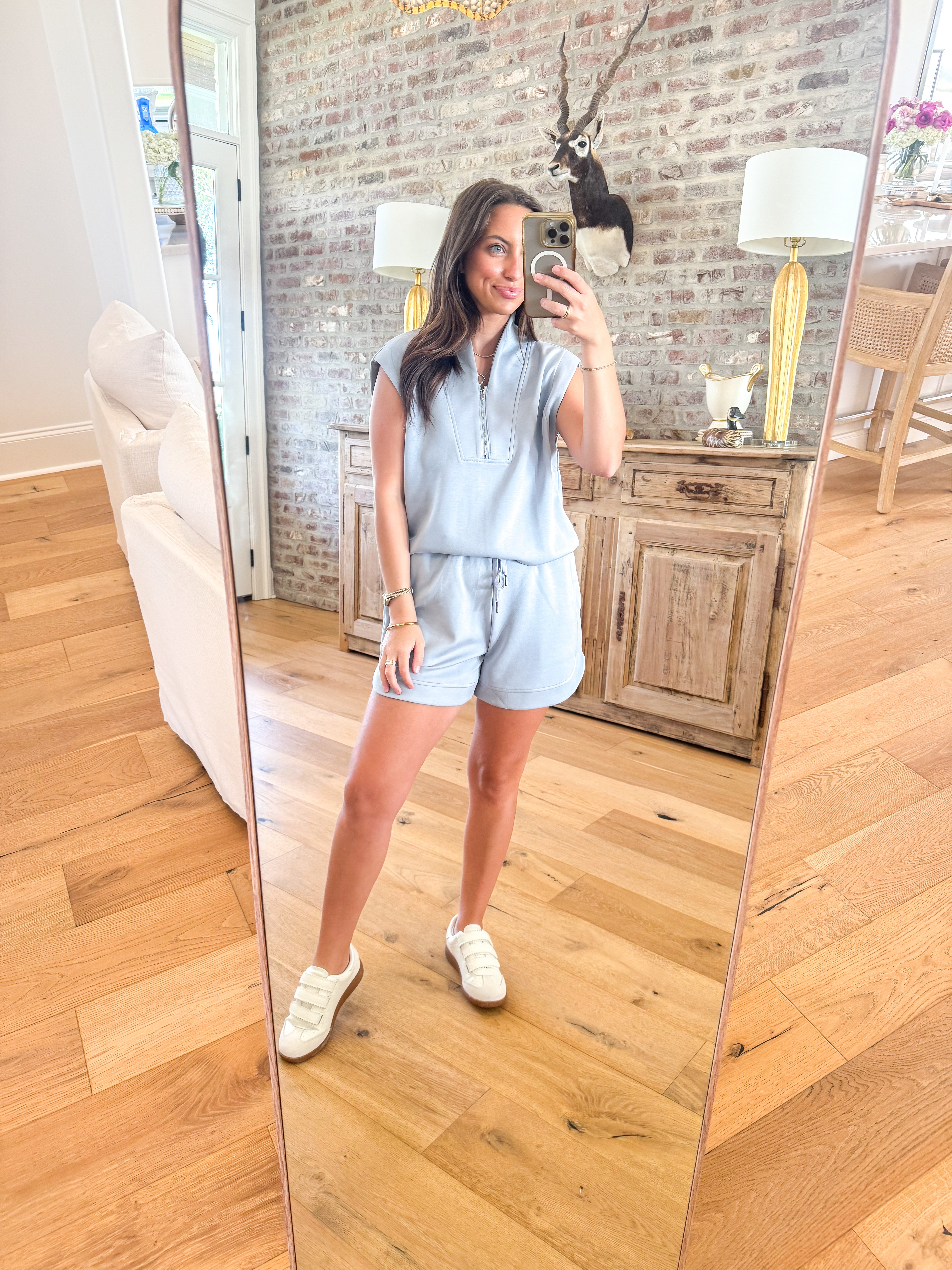 Sky Day Modal Zip-Up Set