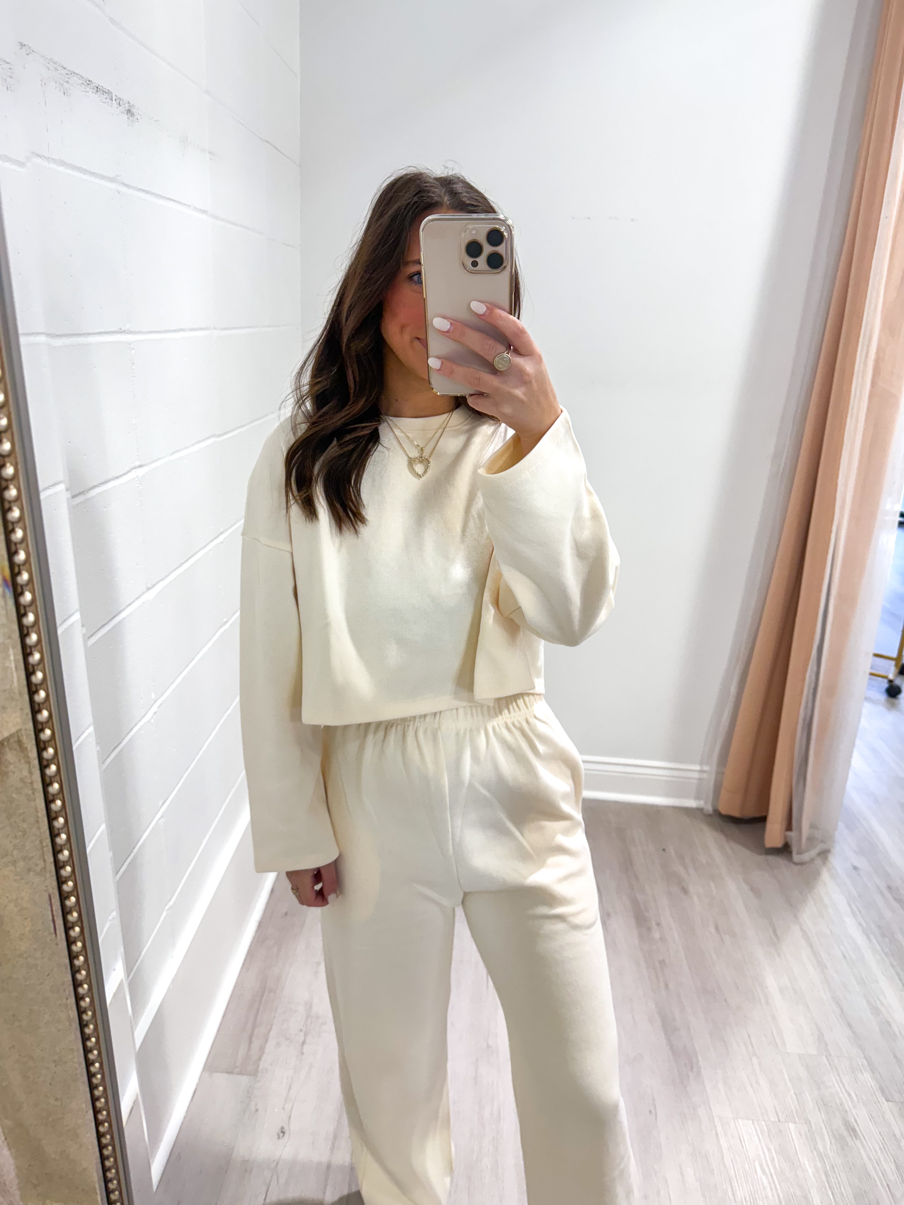 Relaxed Stay Knit Ivory Set