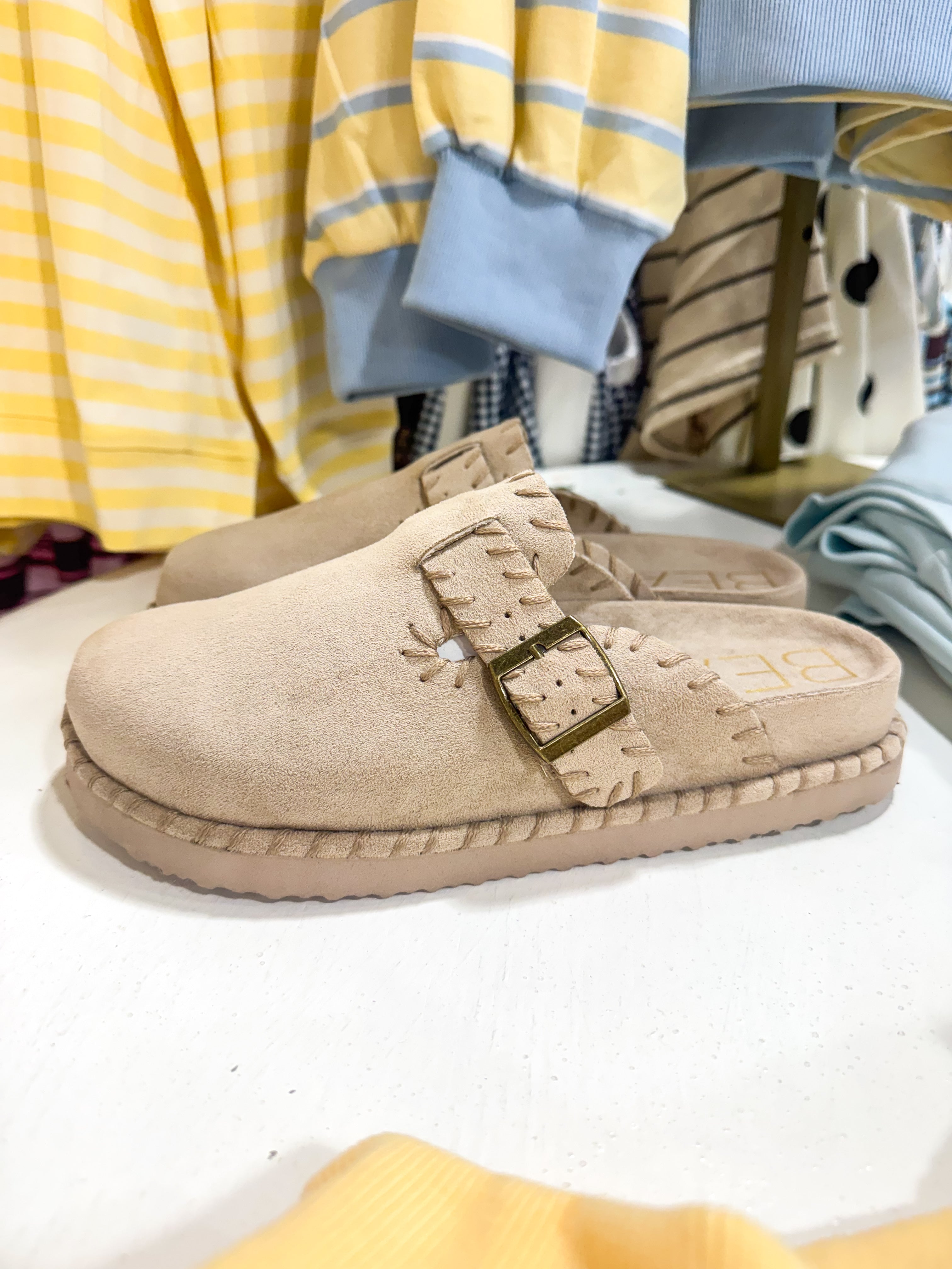 Percy Taupe Mule
