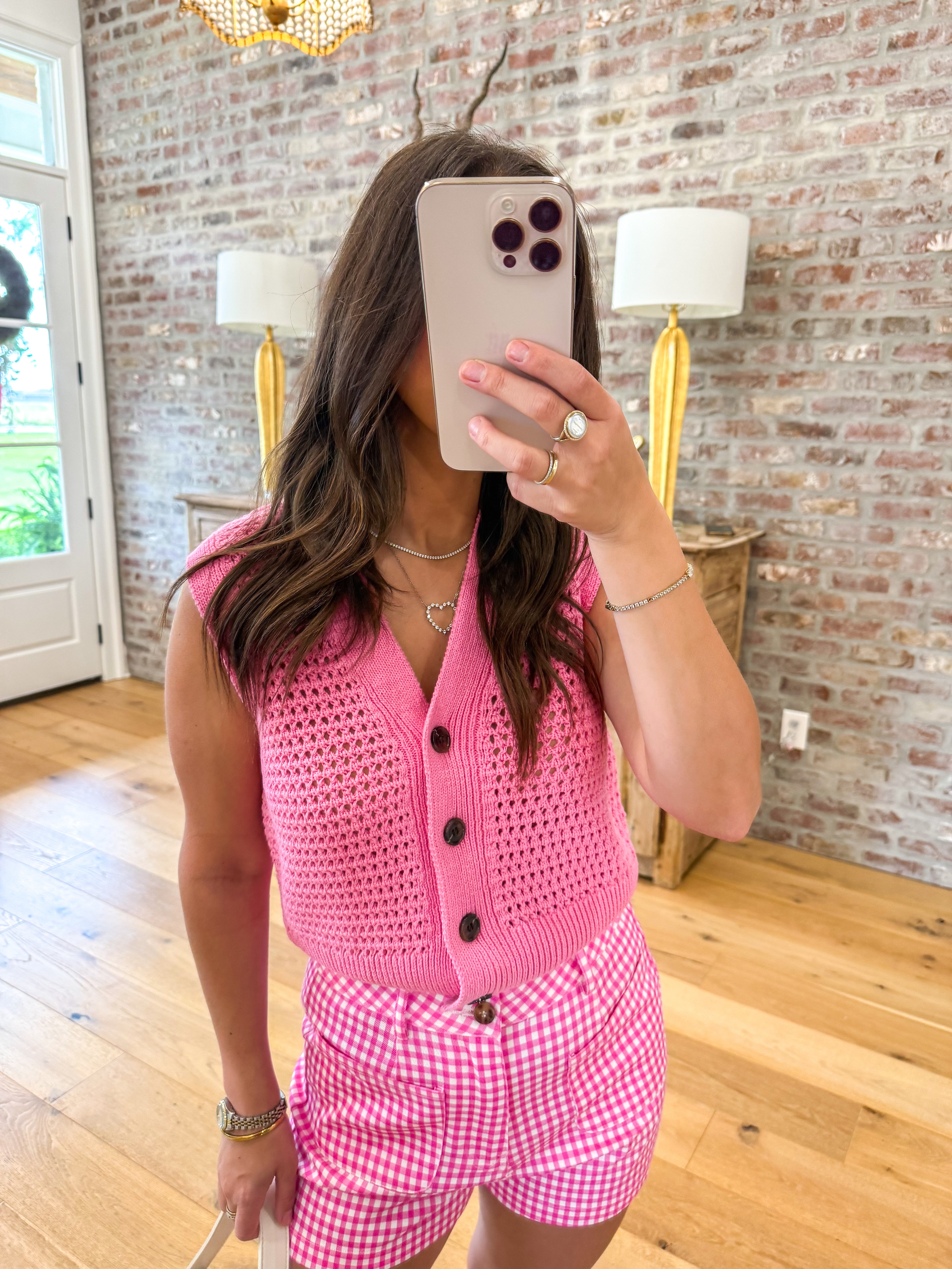Sweet Staple Pink Knit Tank