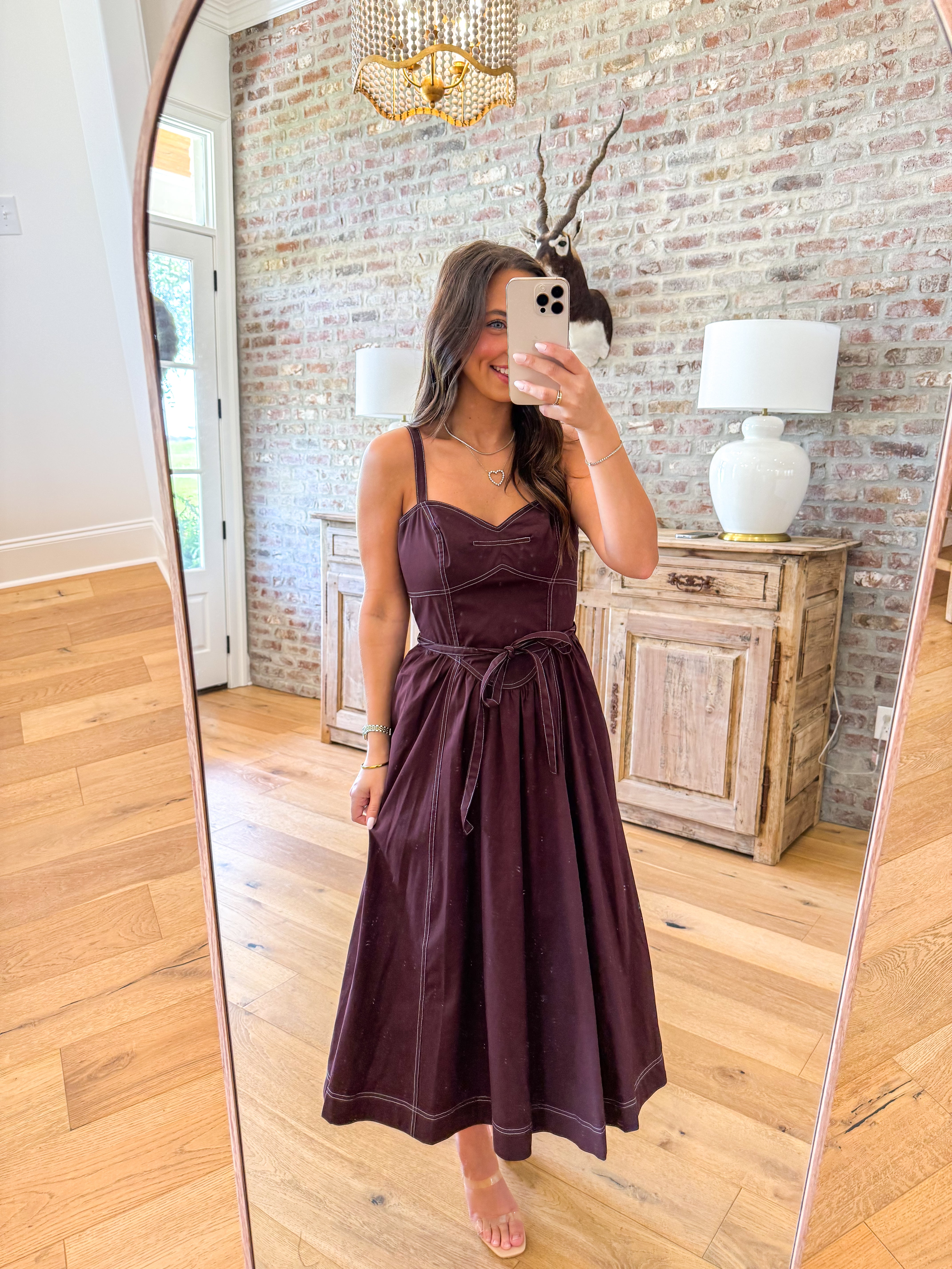 Chocolate Chip Midi Dress