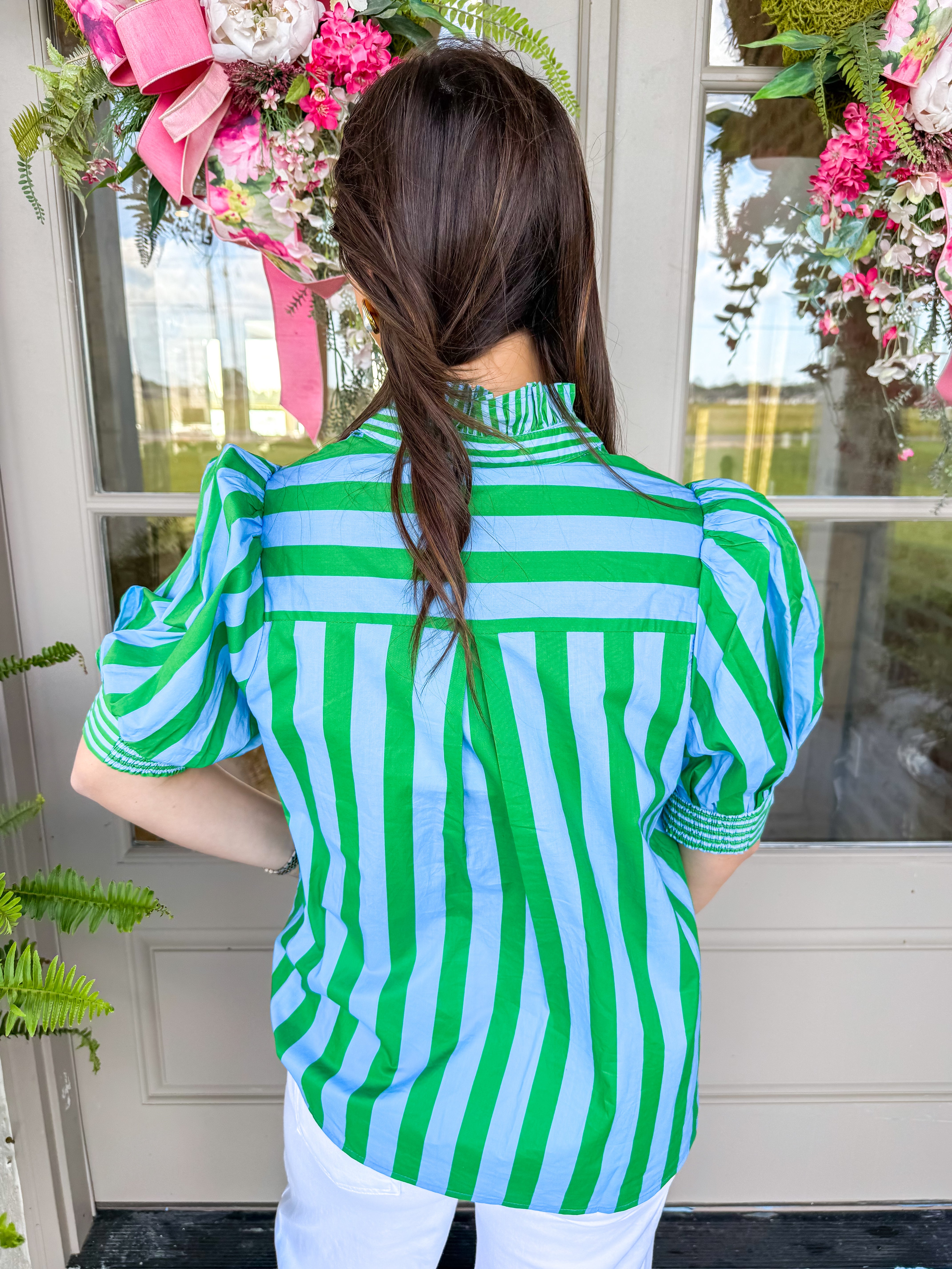 Amalfi Coast Striped Top