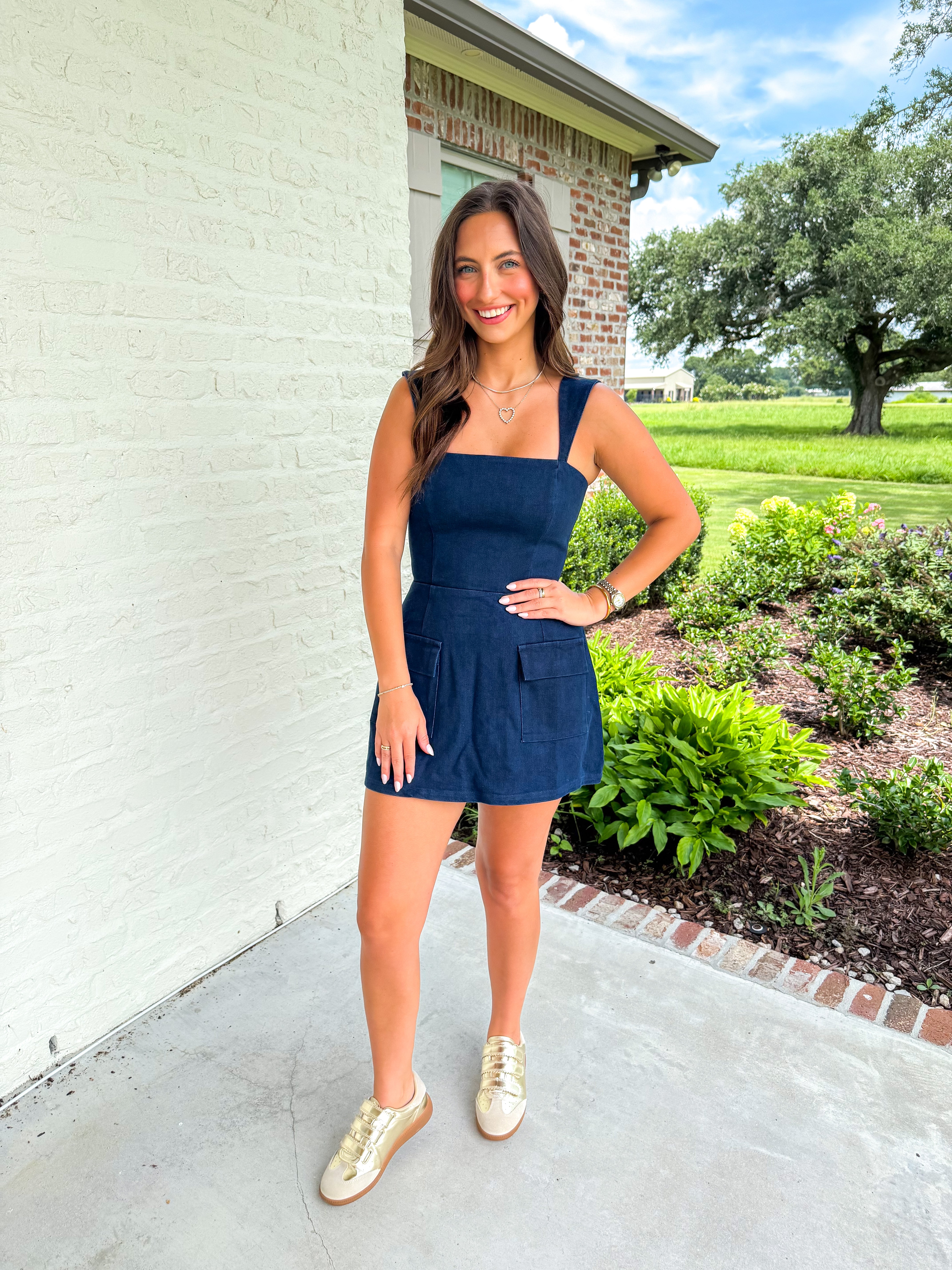 The Indigo Charm Denim Mini