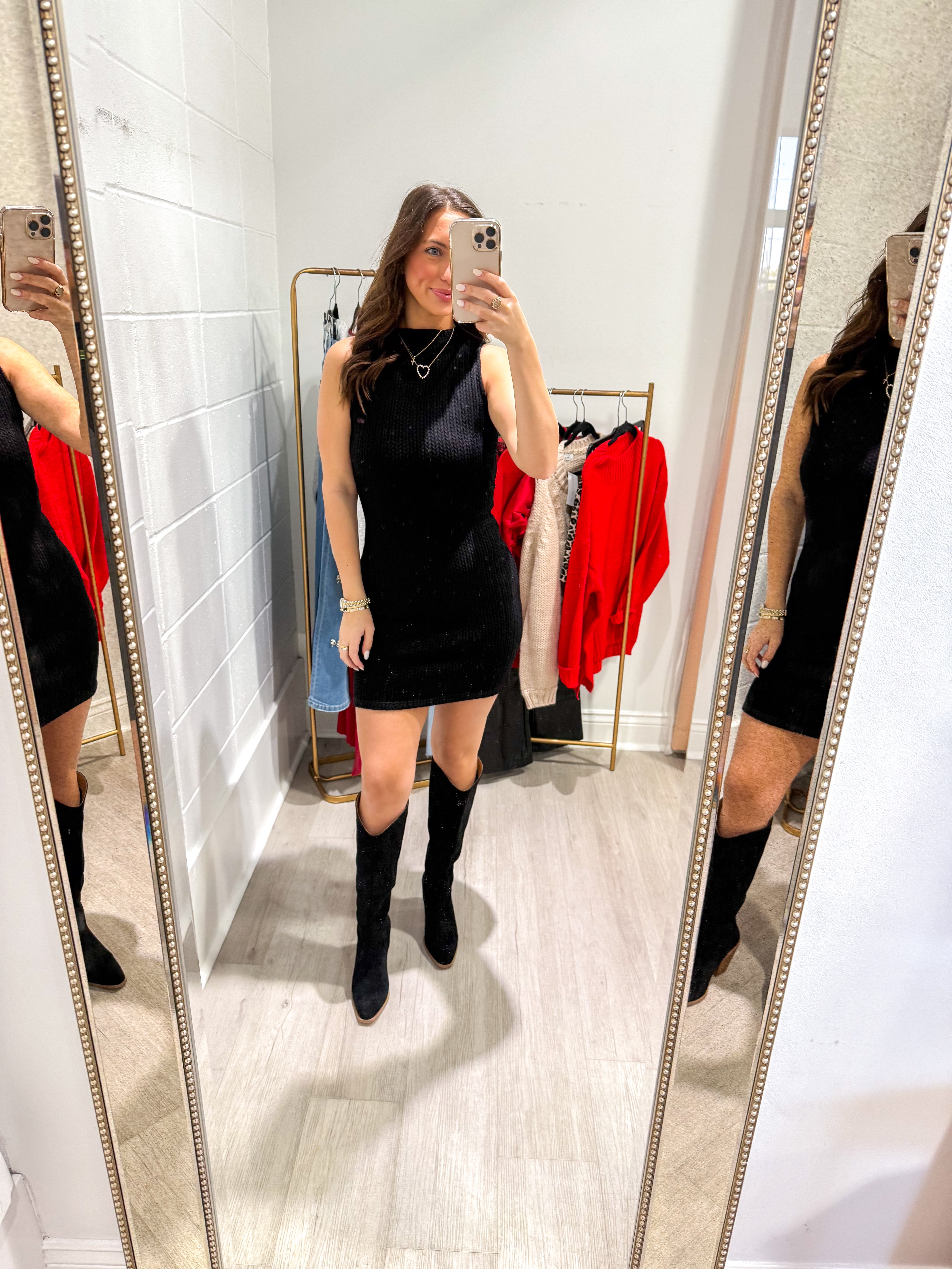 Maris Knit Black Mini