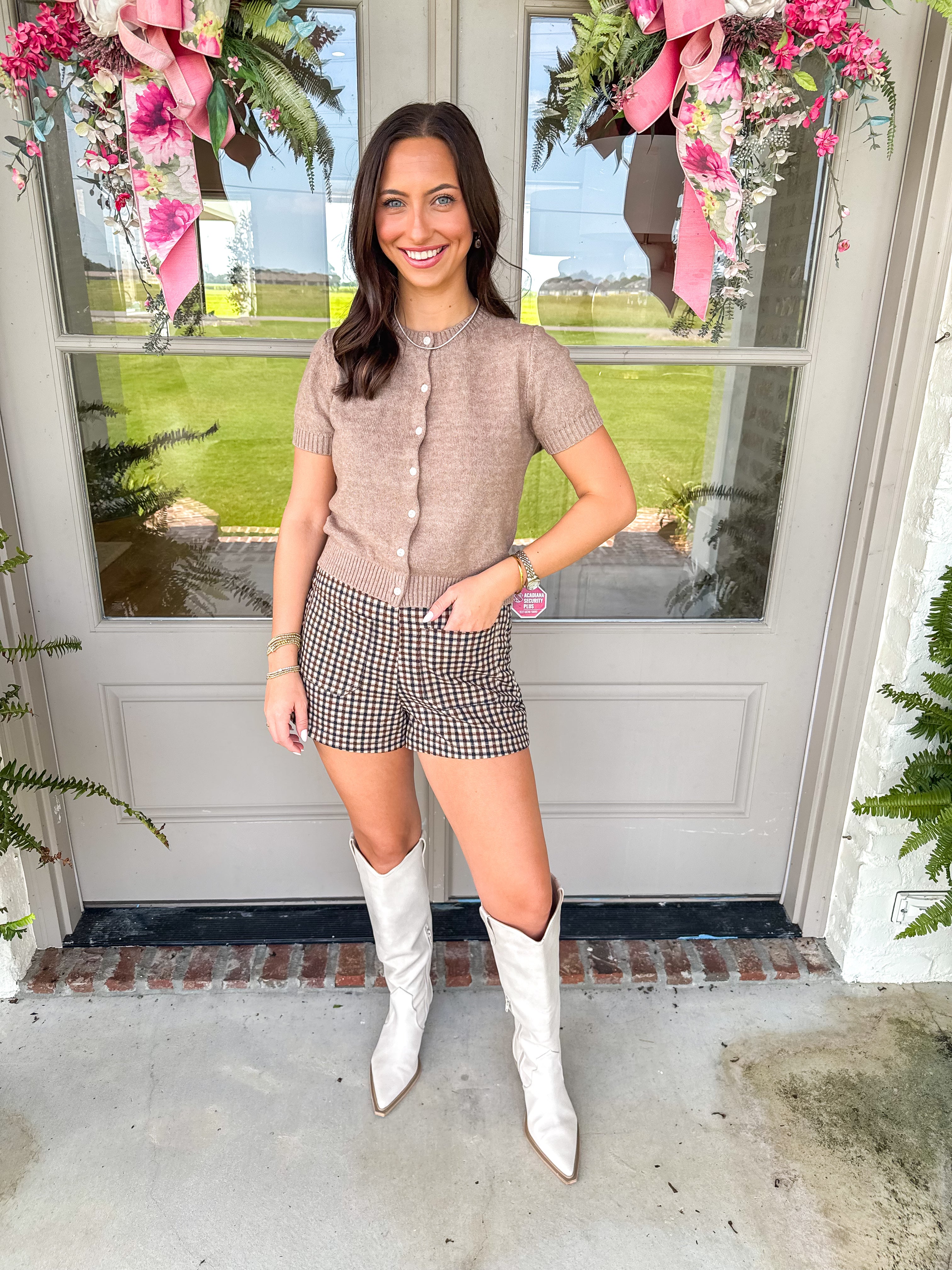 The Everyday Taupe Cardigan