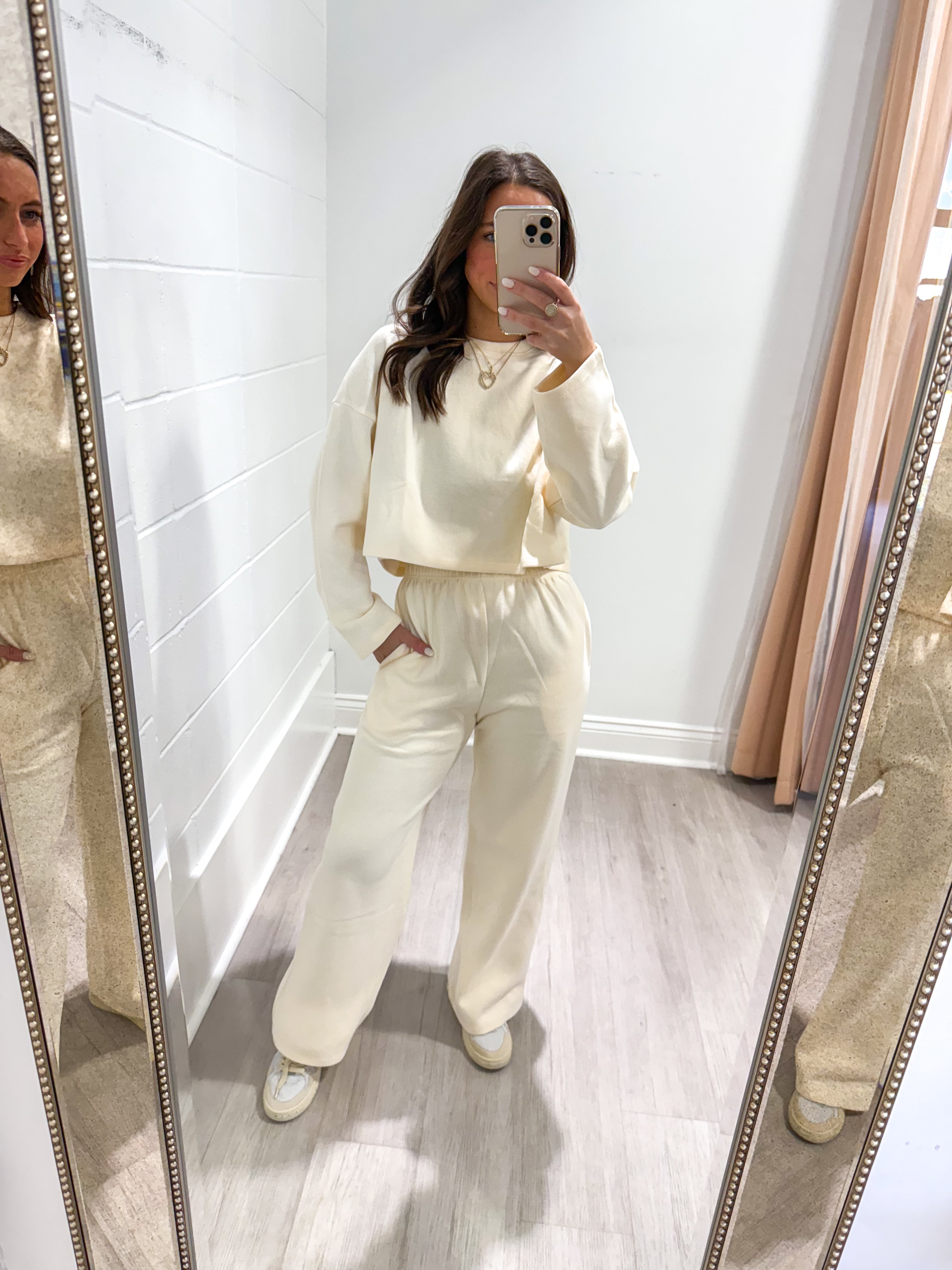 Relaxed Stay Knit Ivory Set