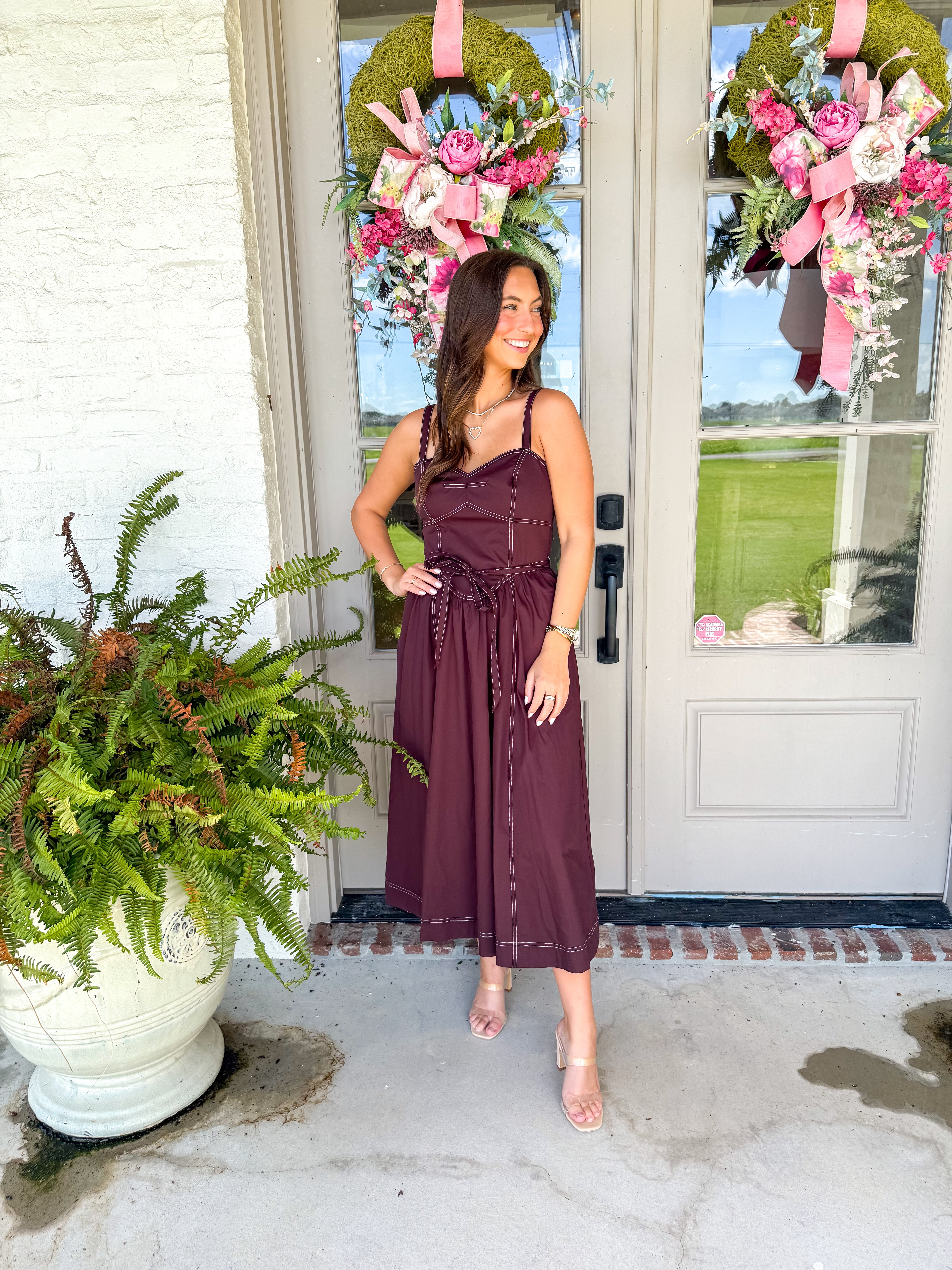 Chocolate Chip Midi Dress