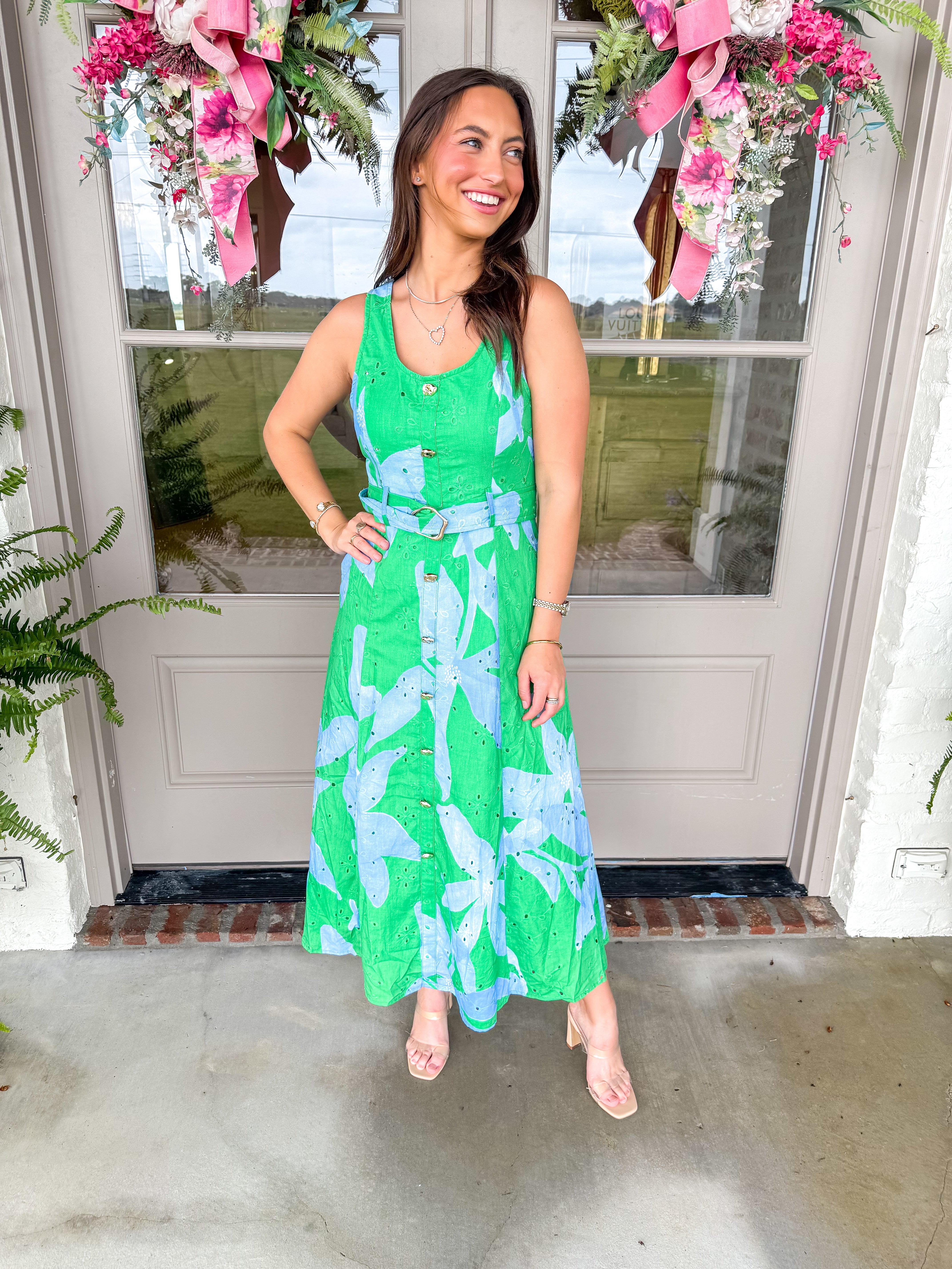 Seaside Eyelet Tank Maxi